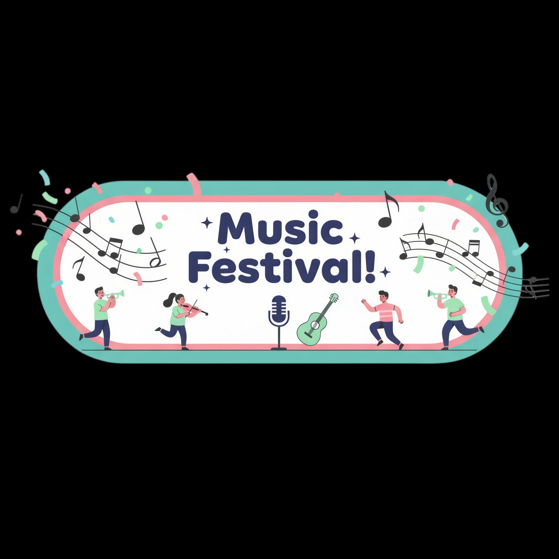 Musical Stage Banner