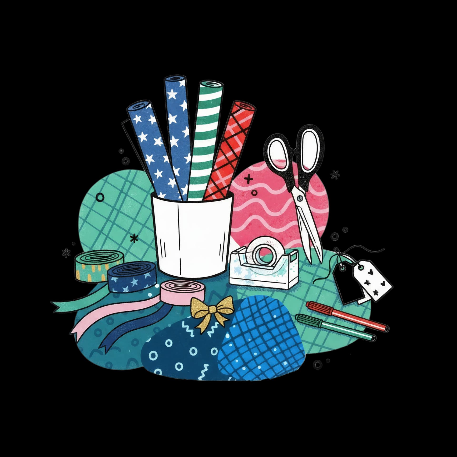 Gift Wrapping Station