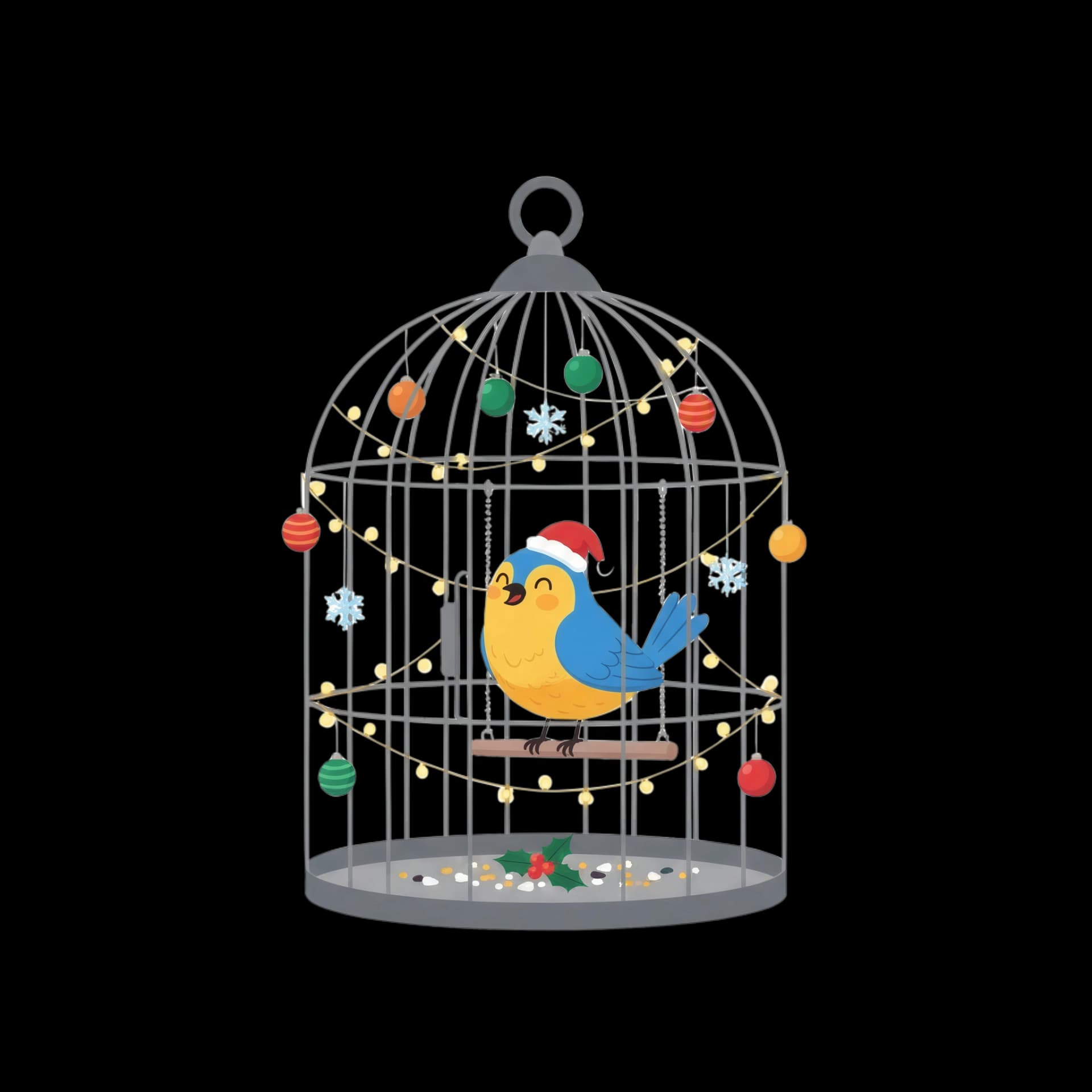 Festive Birdcage