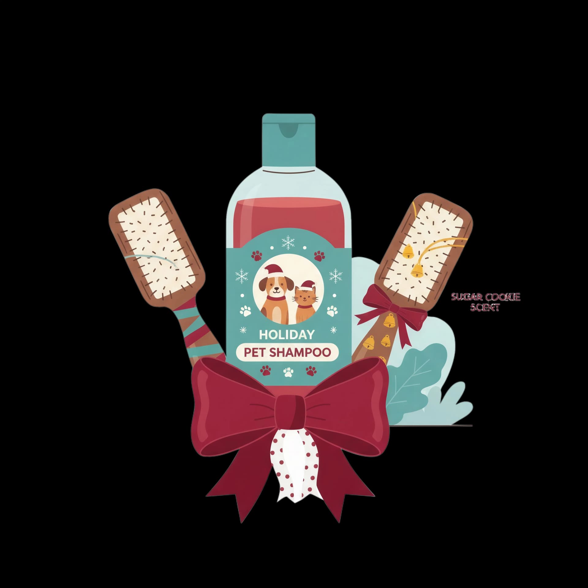 Festive Pet Grooming Kit