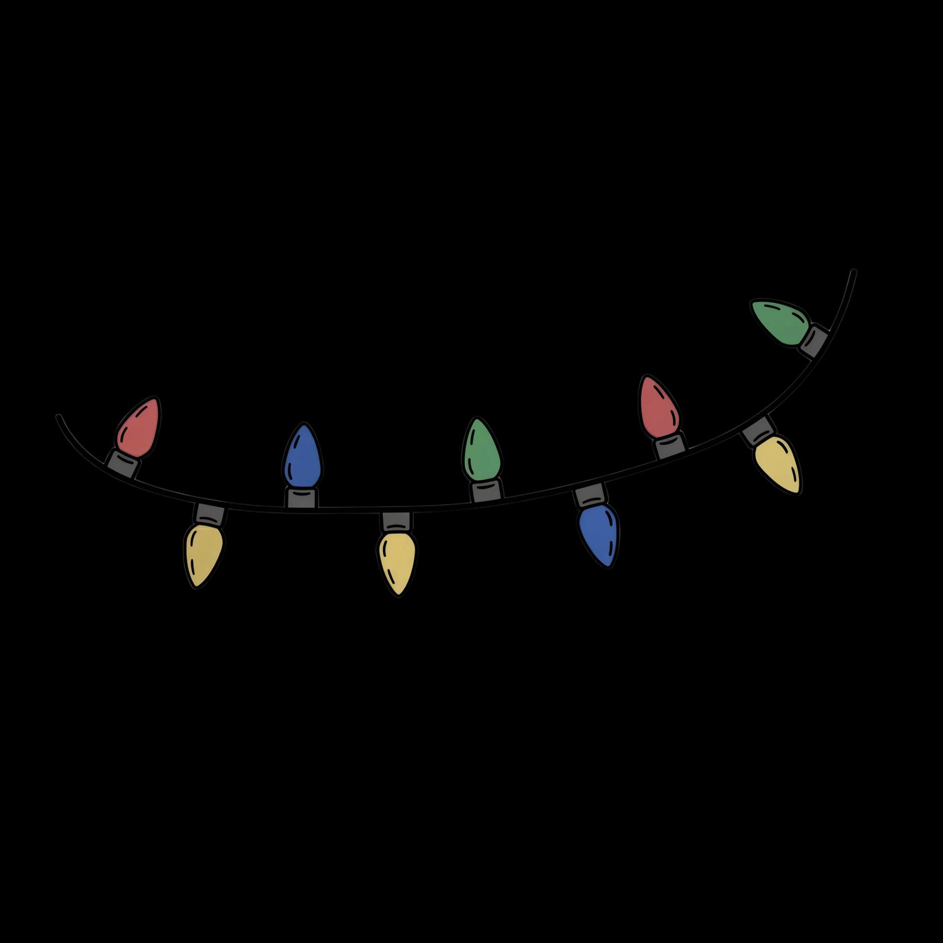 Unlit Holiday Lights