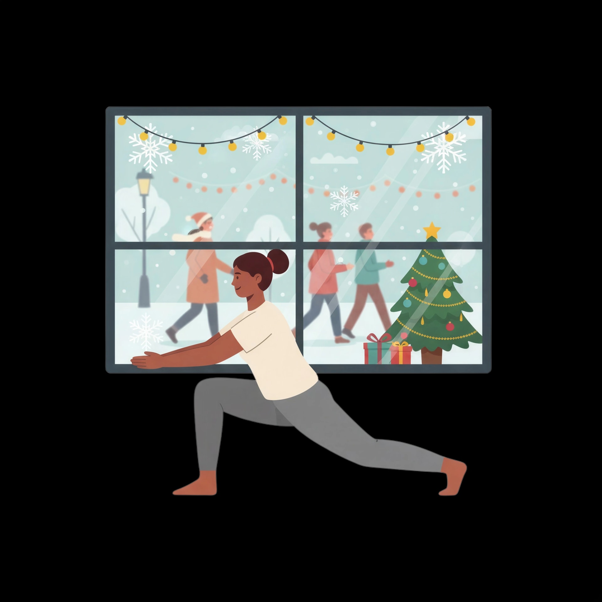 Festive Yoga Flow