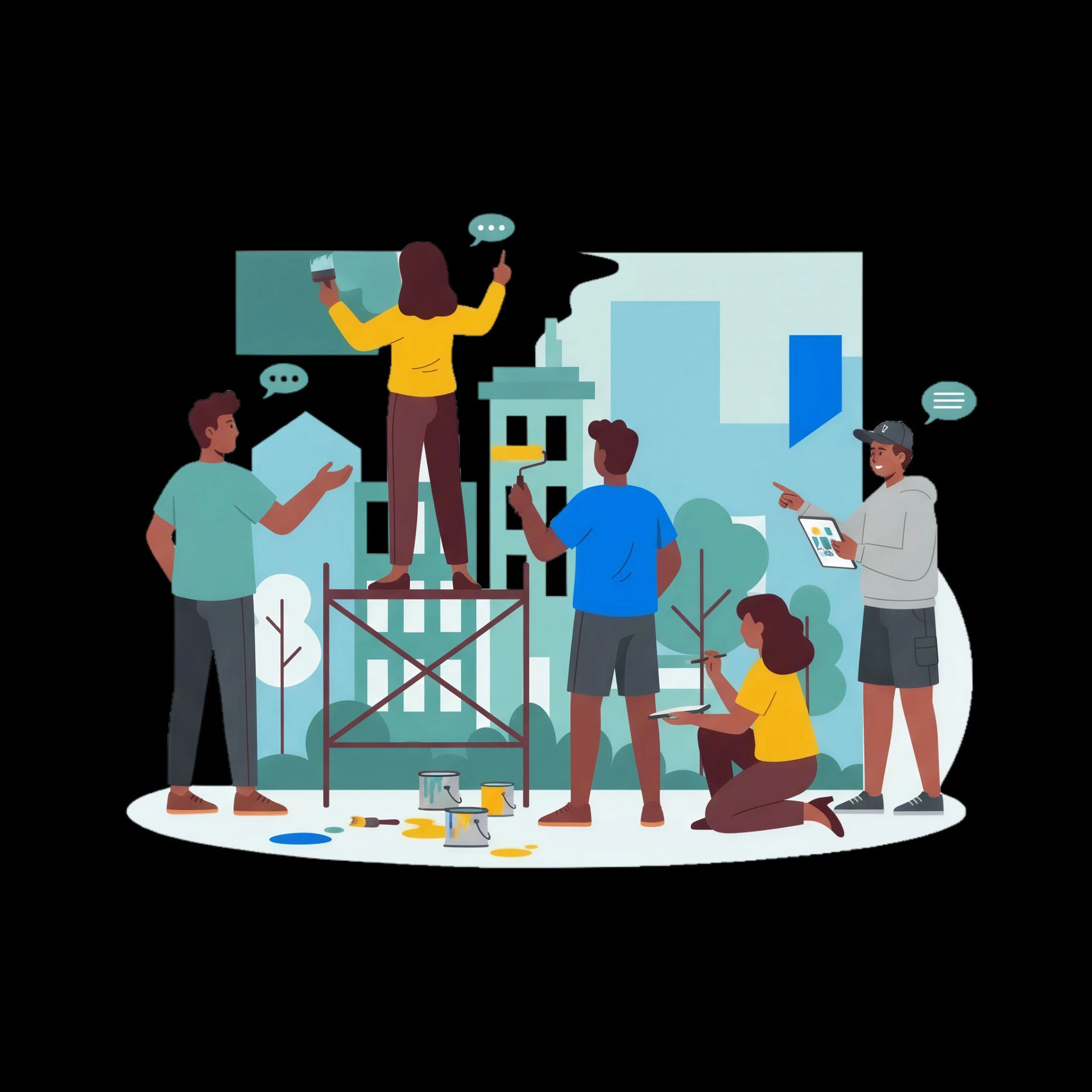 Collaborative Art Mural