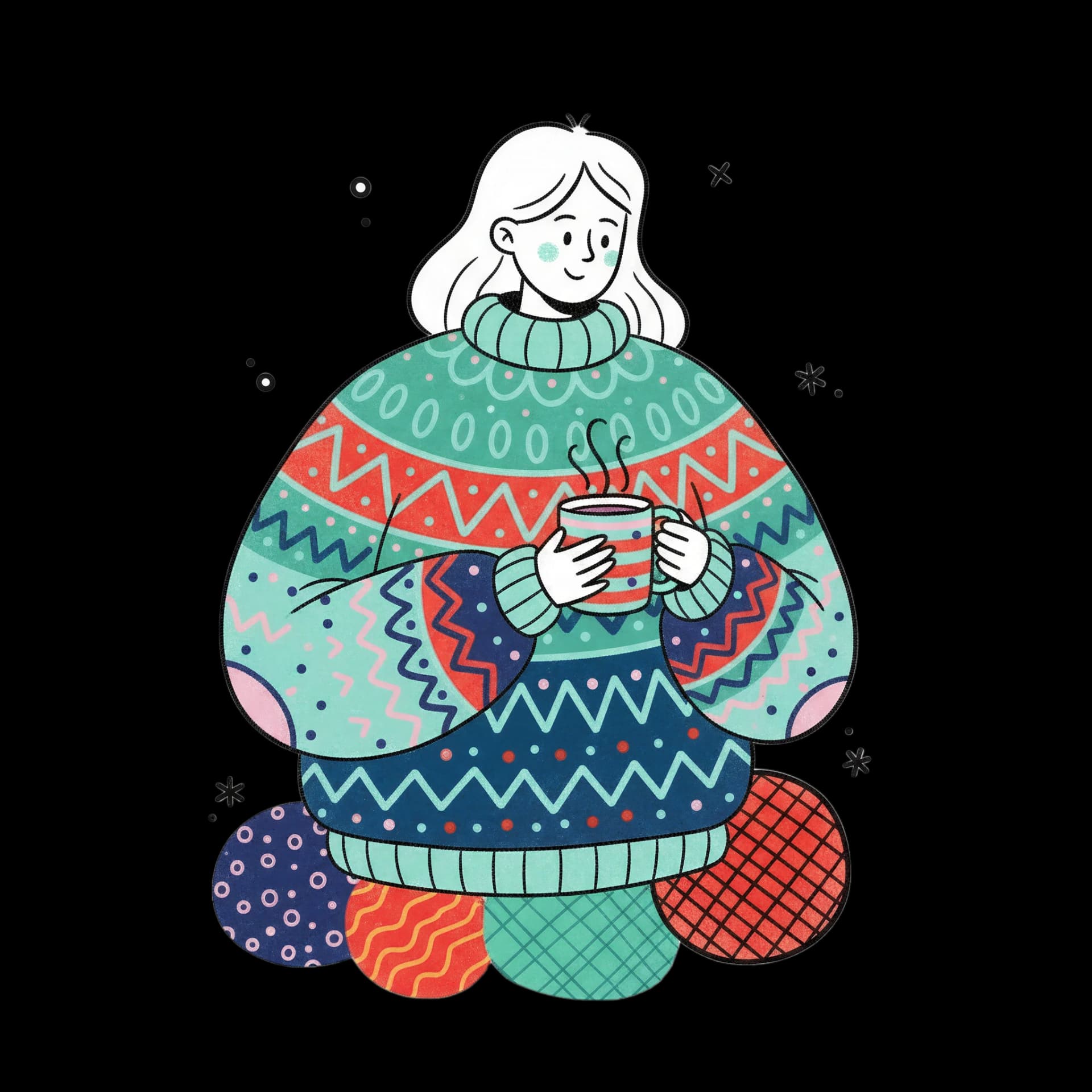 Cozy Sweater and Warm Mug
