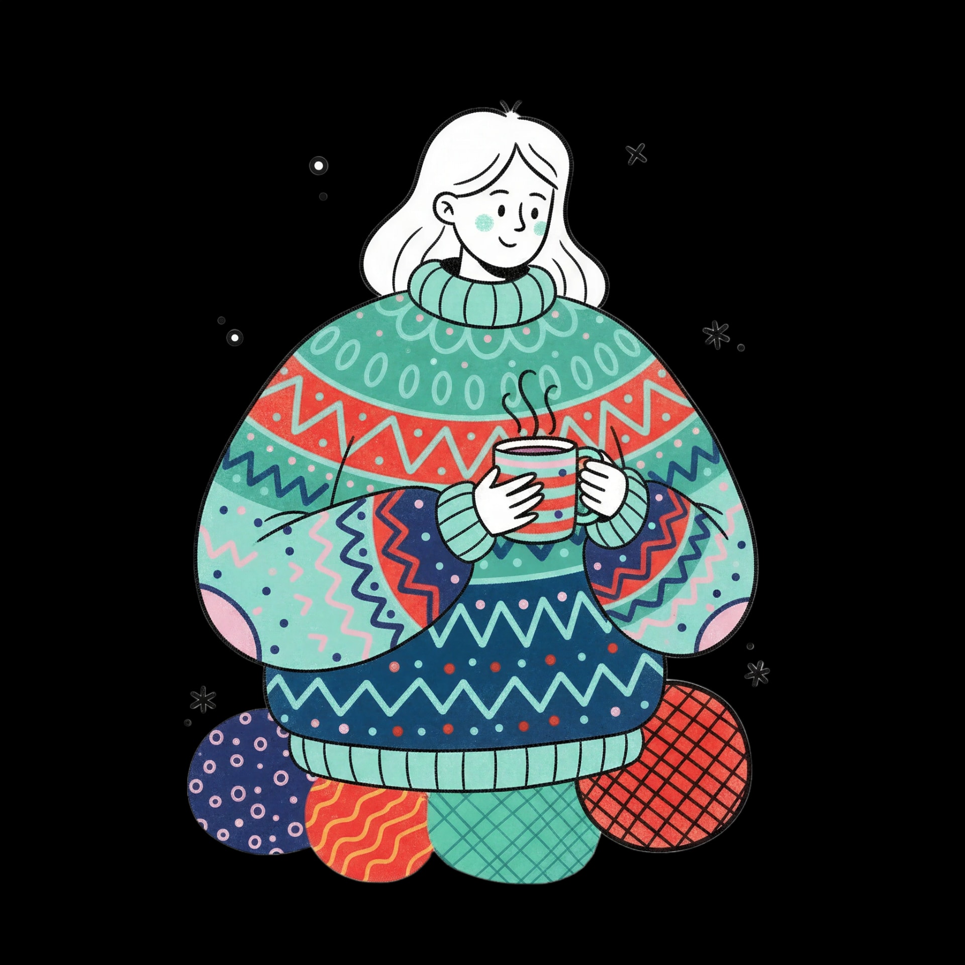 Cozy Sweater and Warm Mug