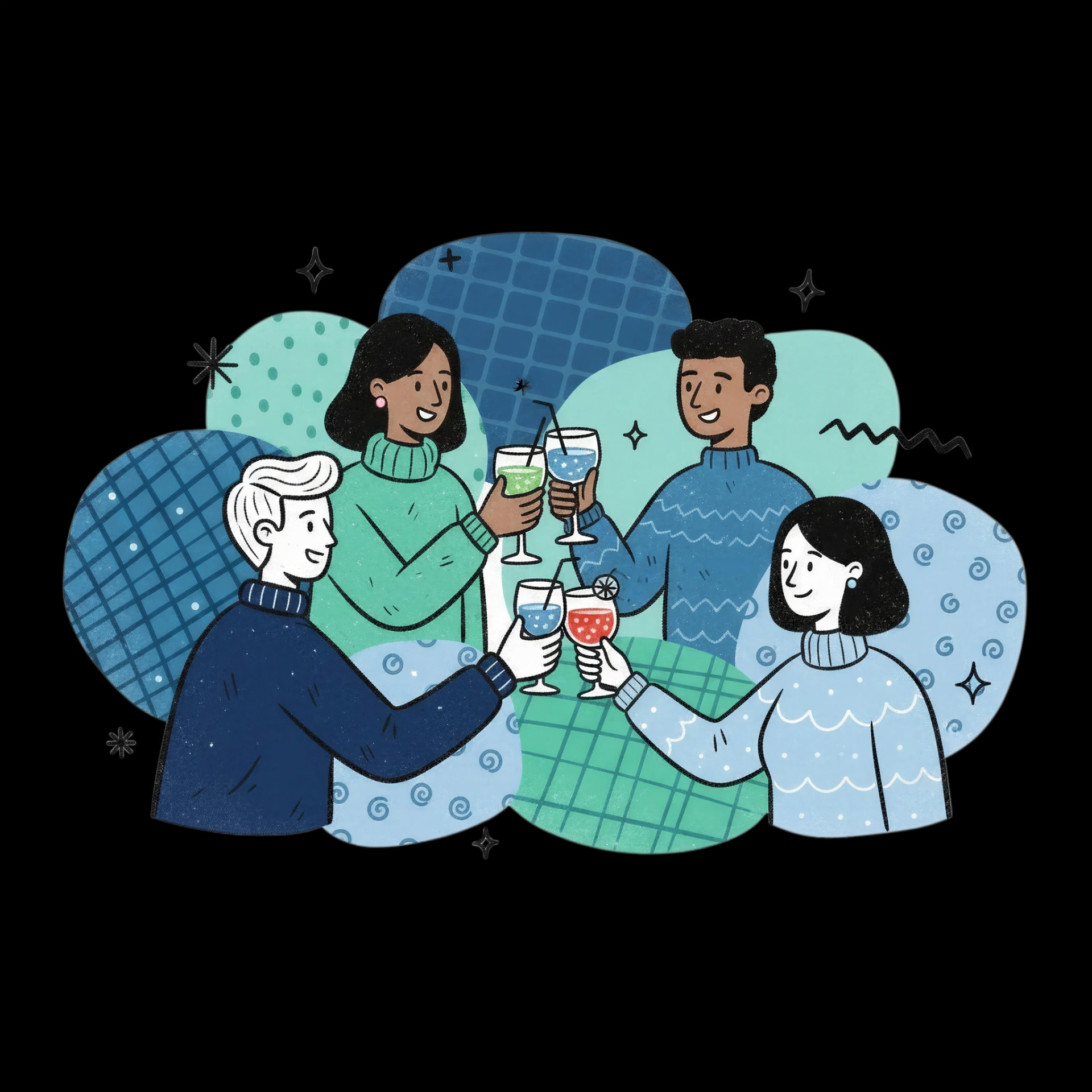 Festive Non-Alcoholic Toast