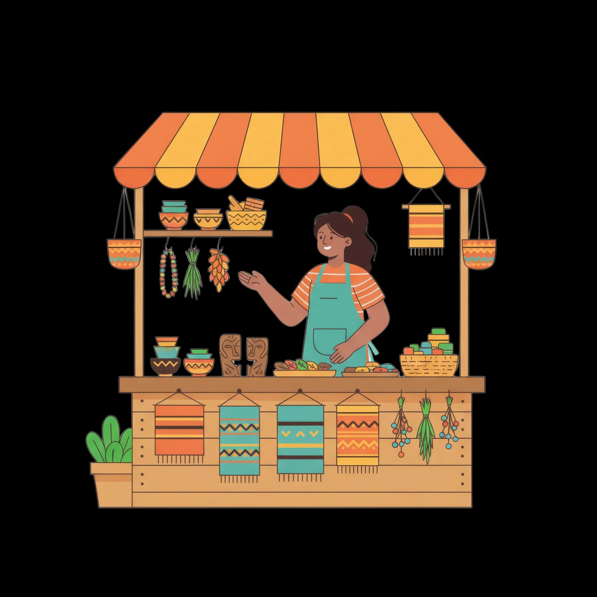 Cultural Marketplace Stall