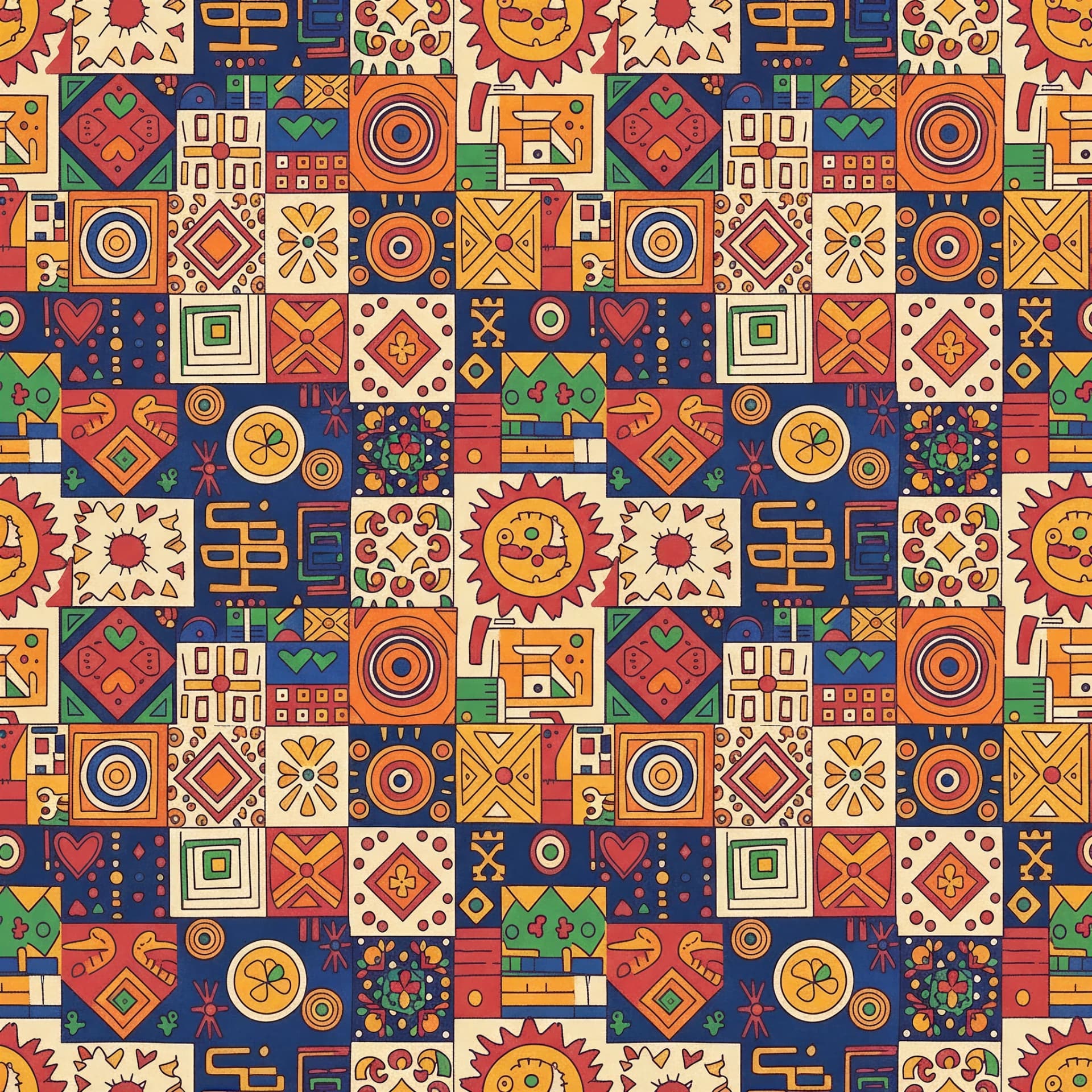 African Fabric Pattern