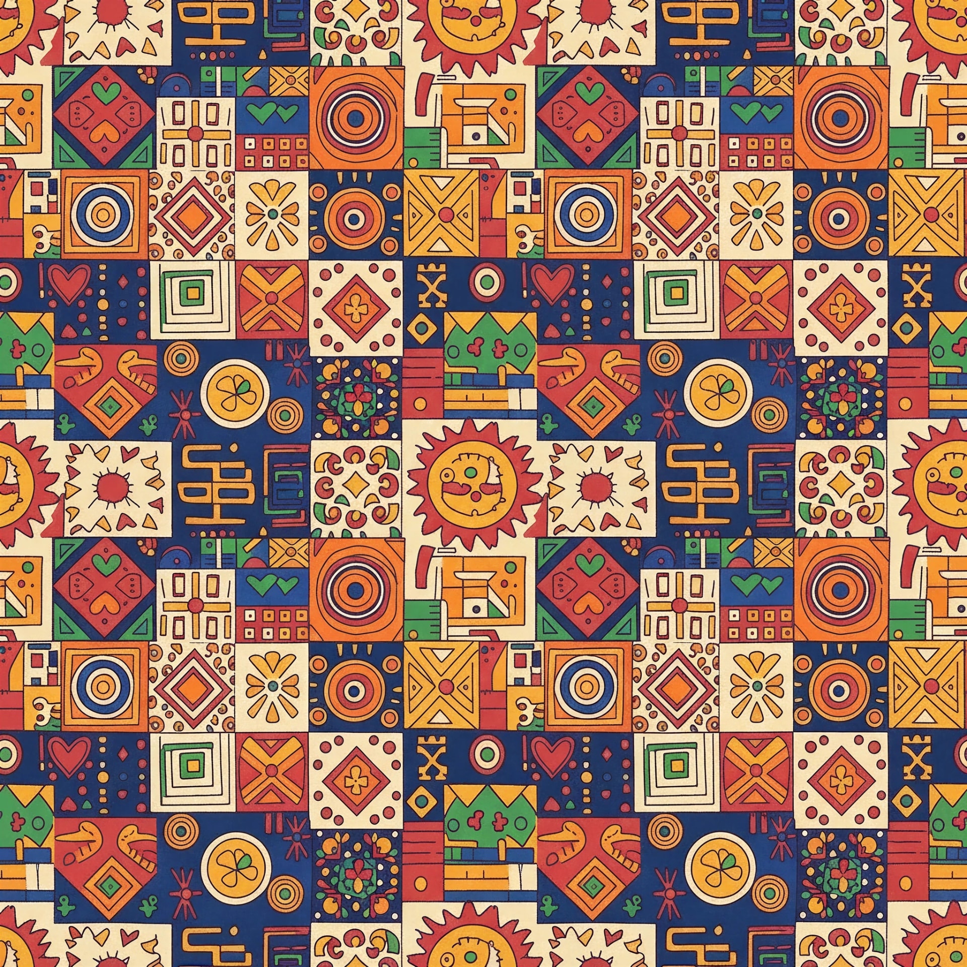 African Fabric Pattern