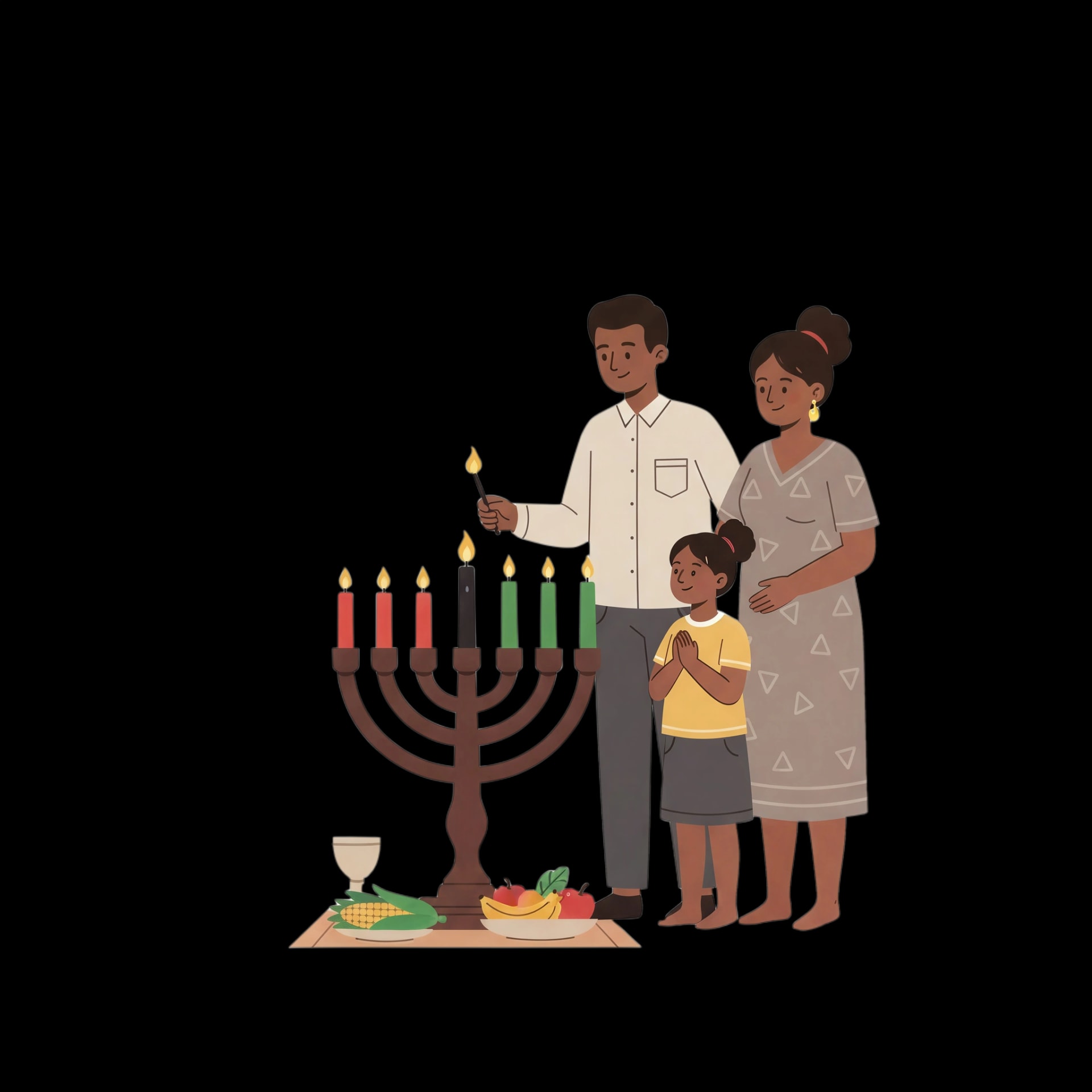 Family Lighting Candles