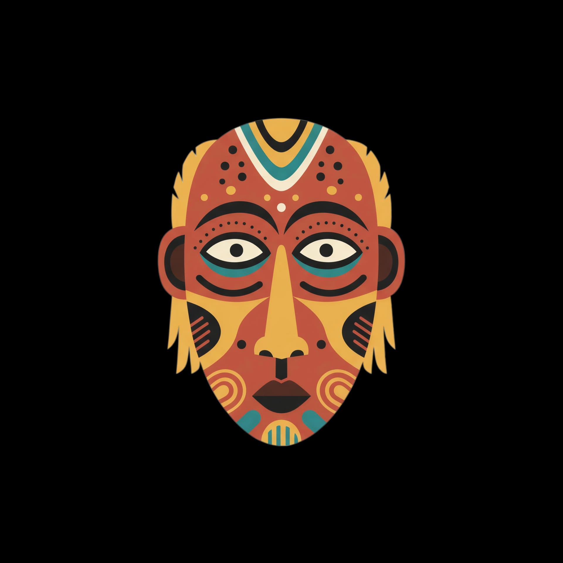 Decorative African Mask
