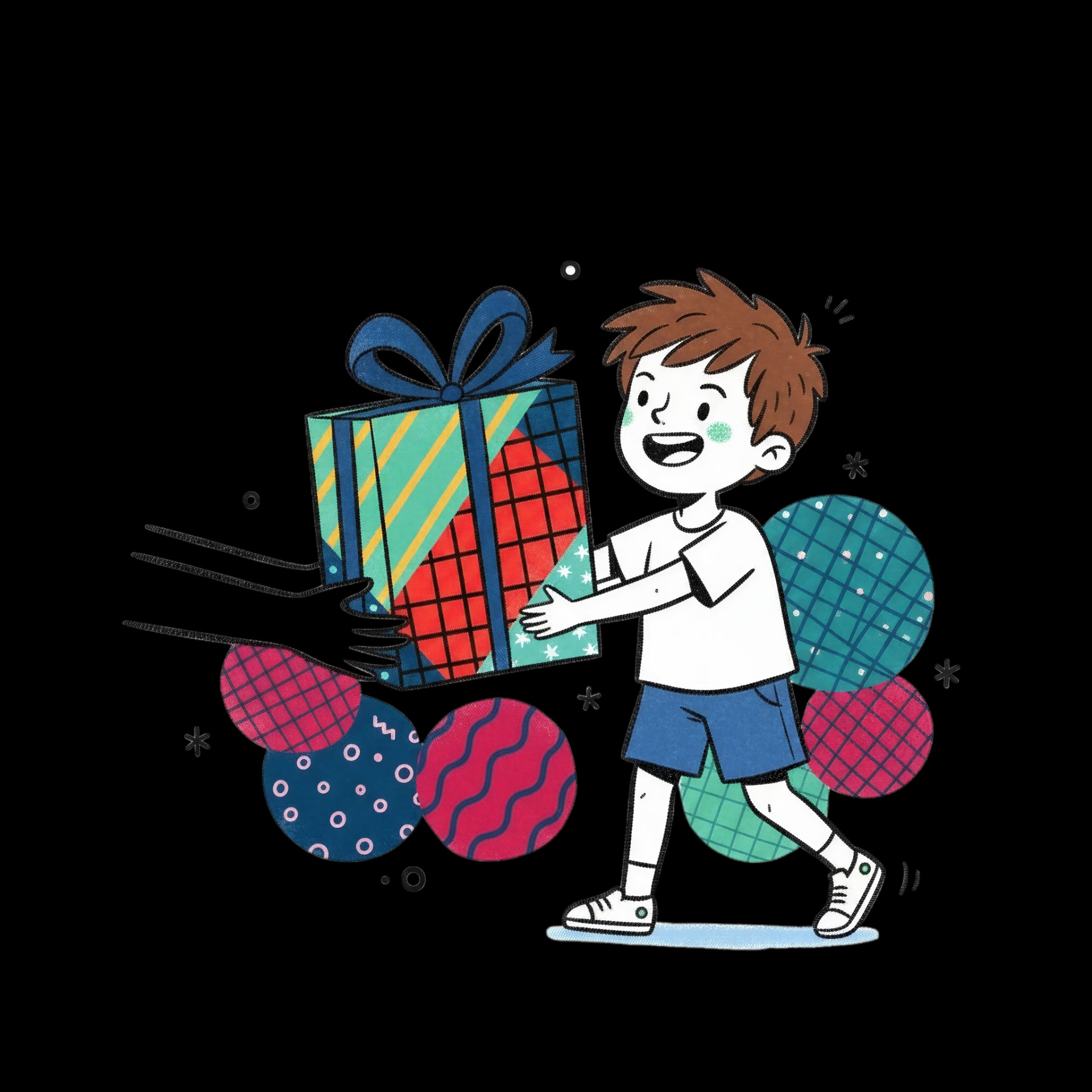 Child Receiving Gift