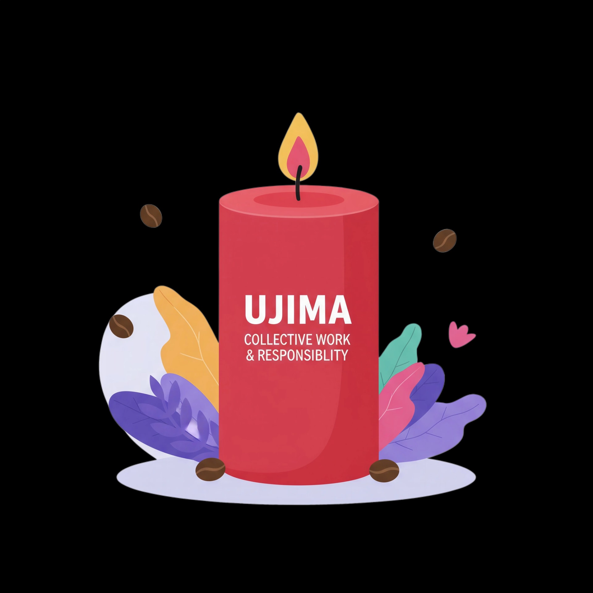 Ujima Candle