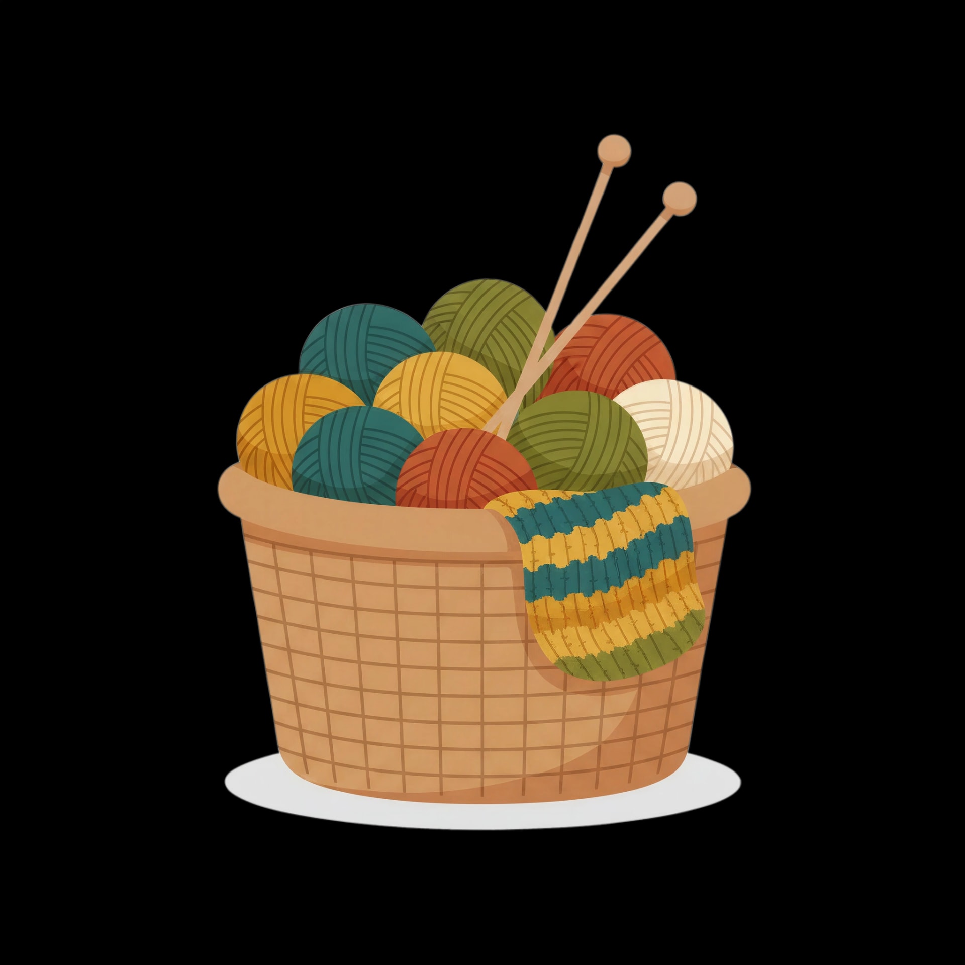 Yarn Stash Basket