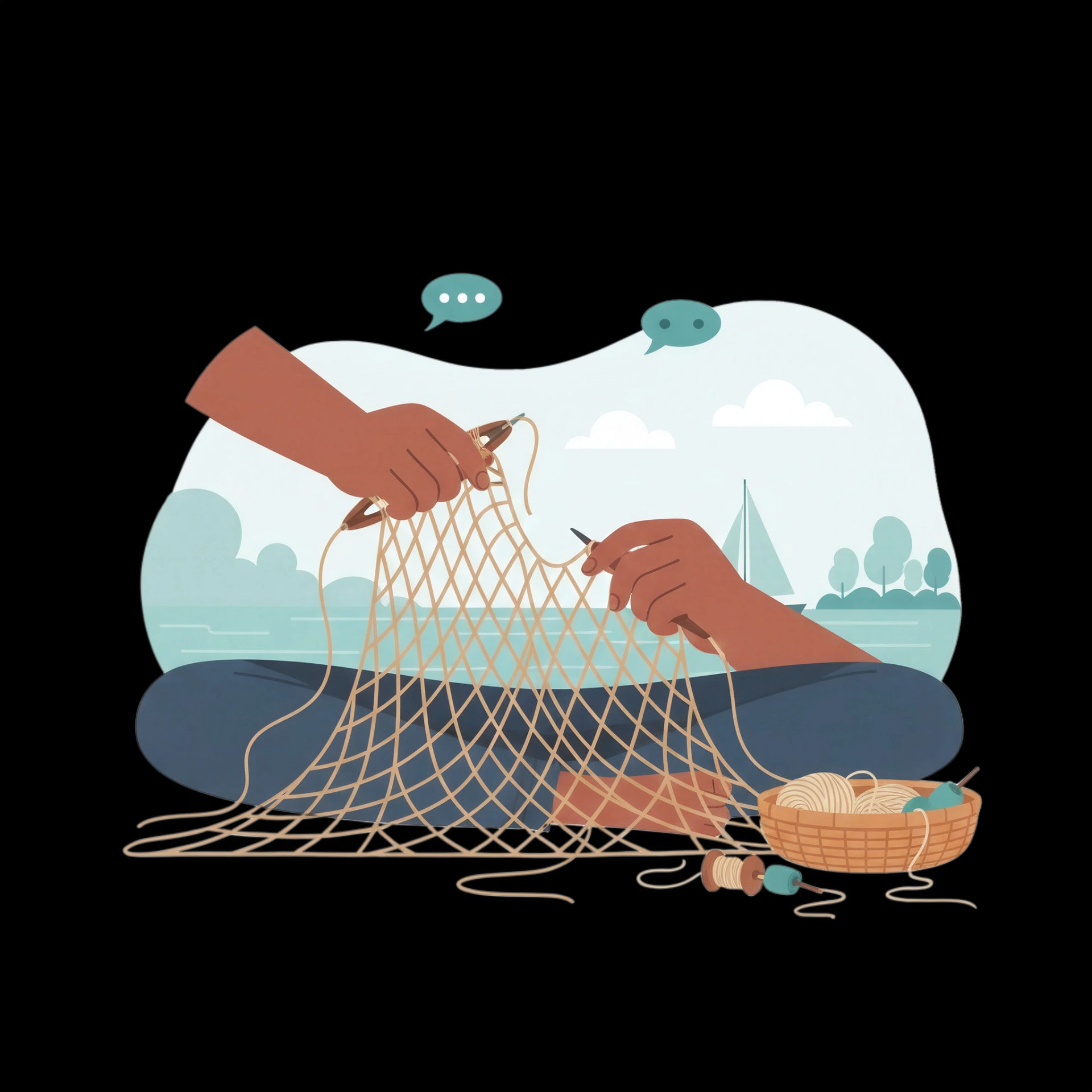 Fishing Net Prep