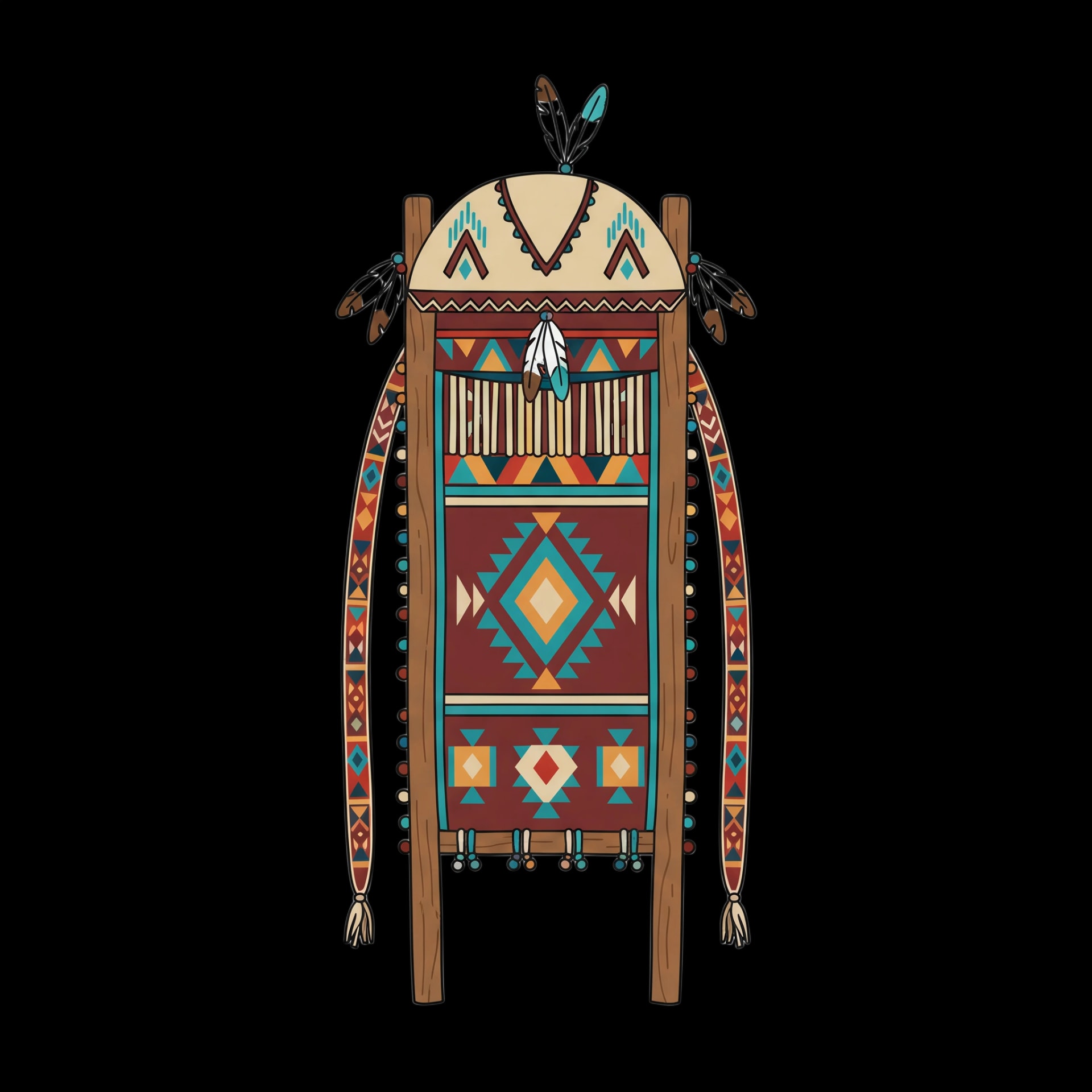 Decorated Cradleboard