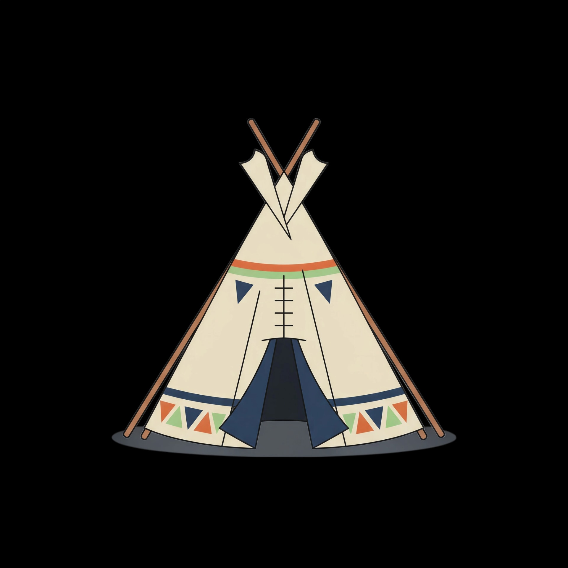 Stylized Tipi