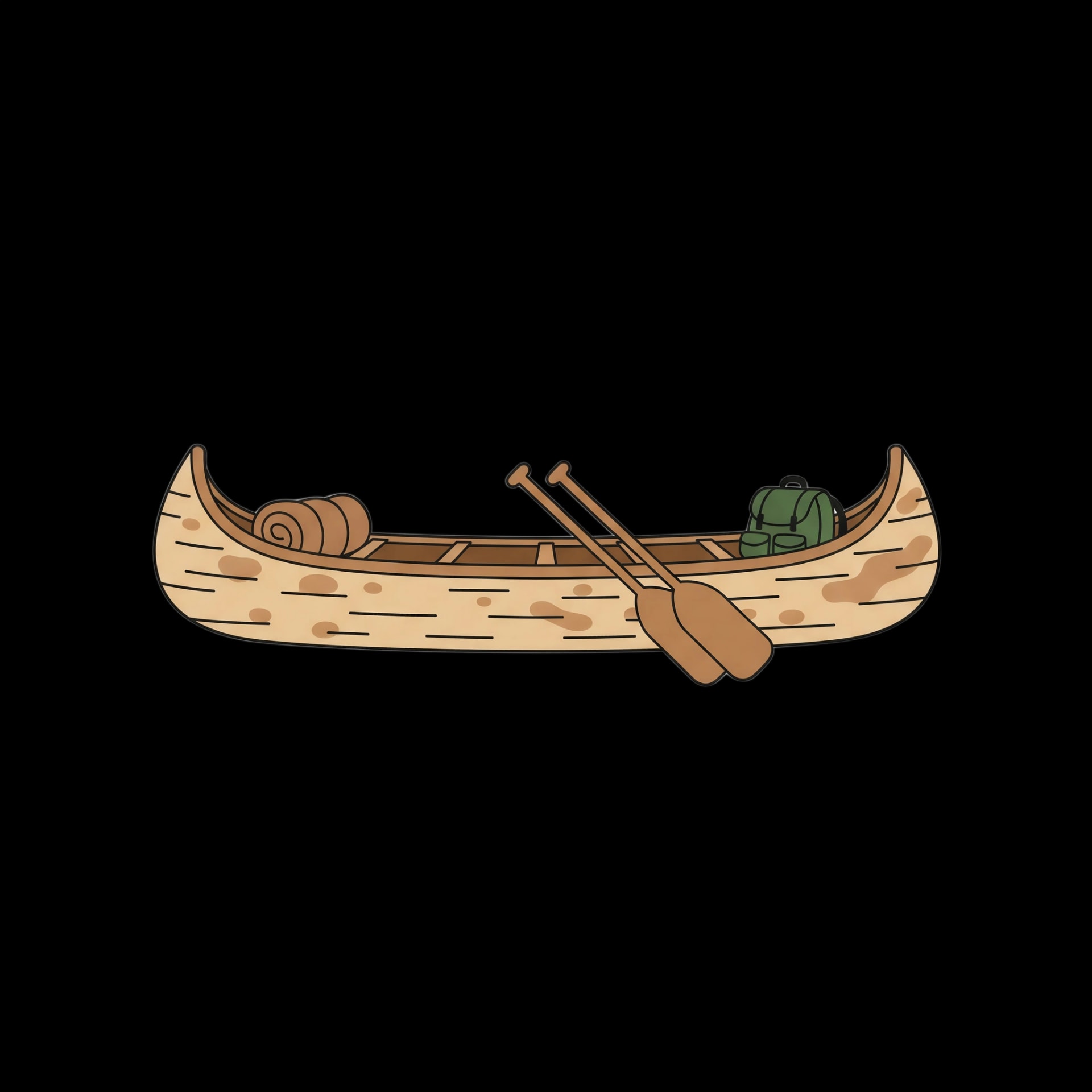 Birch Bark Canoe