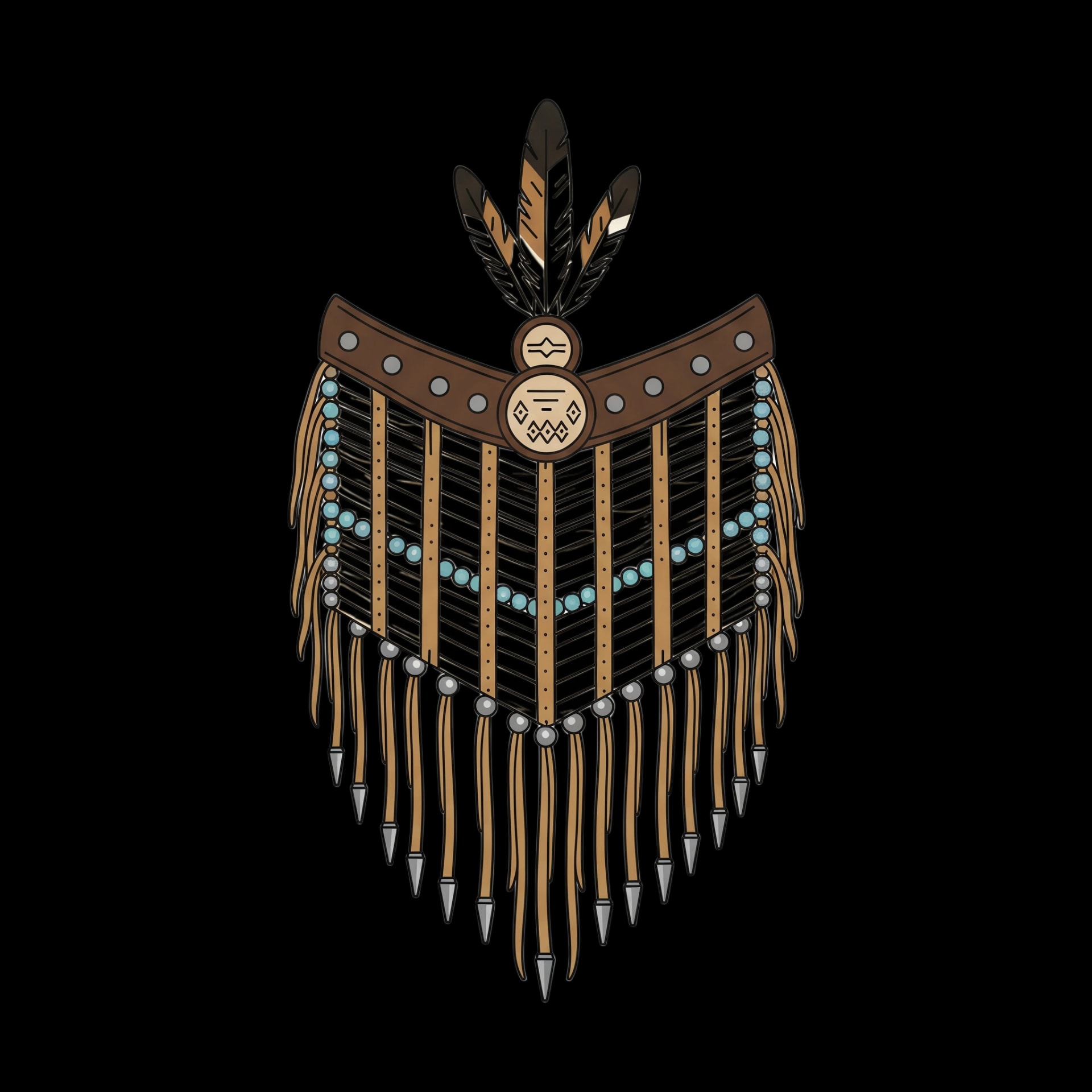 Hair Pipe Breastplate