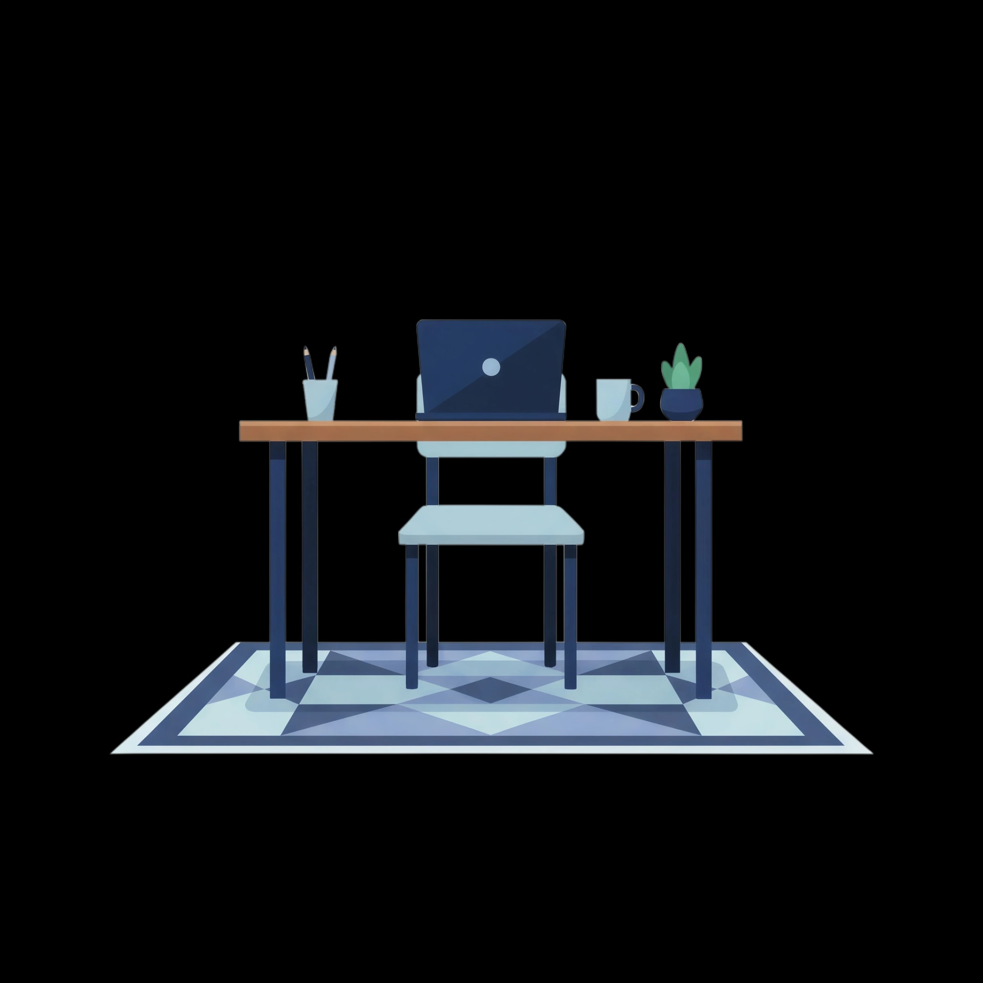 Organized Desk Space