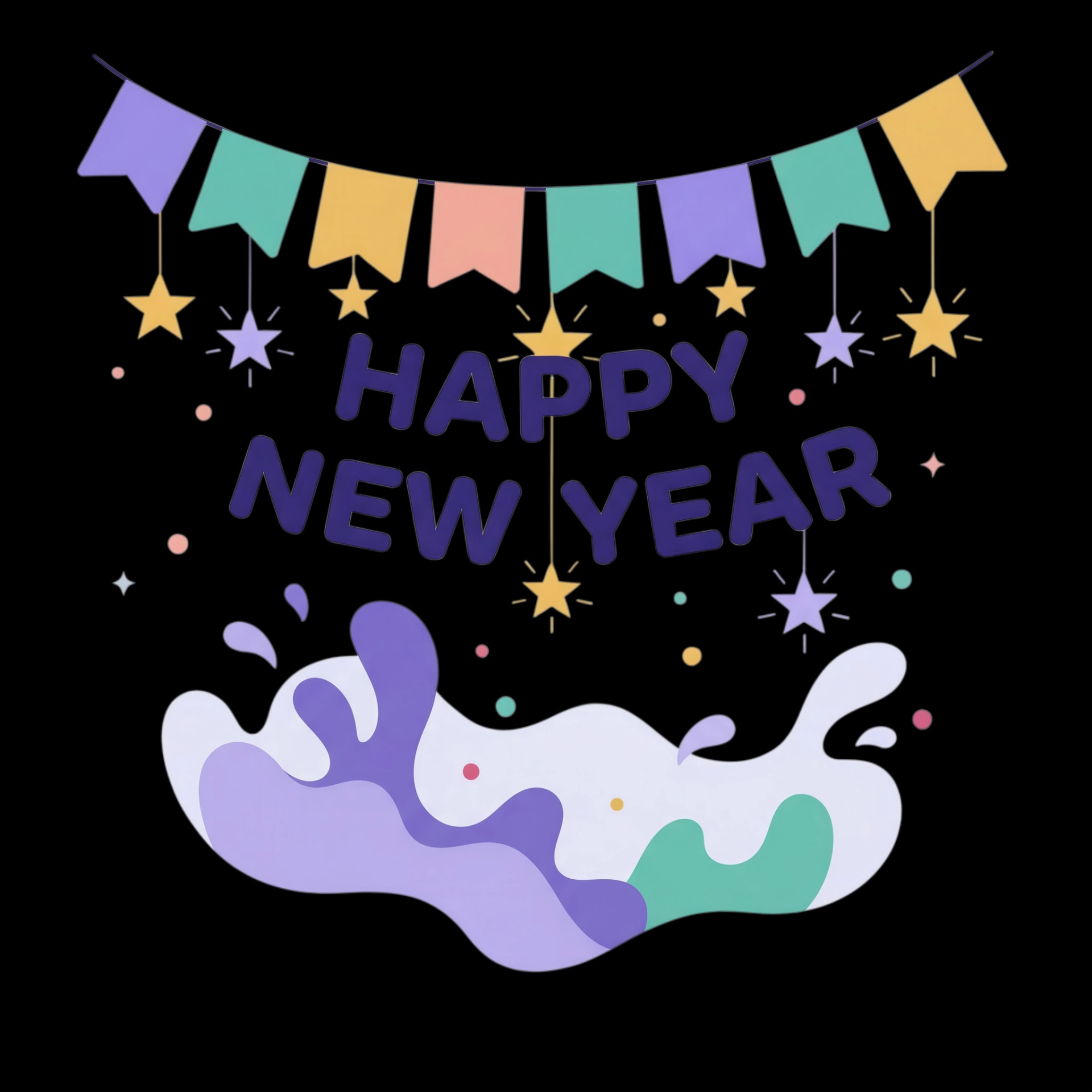 Happy New Year Banner