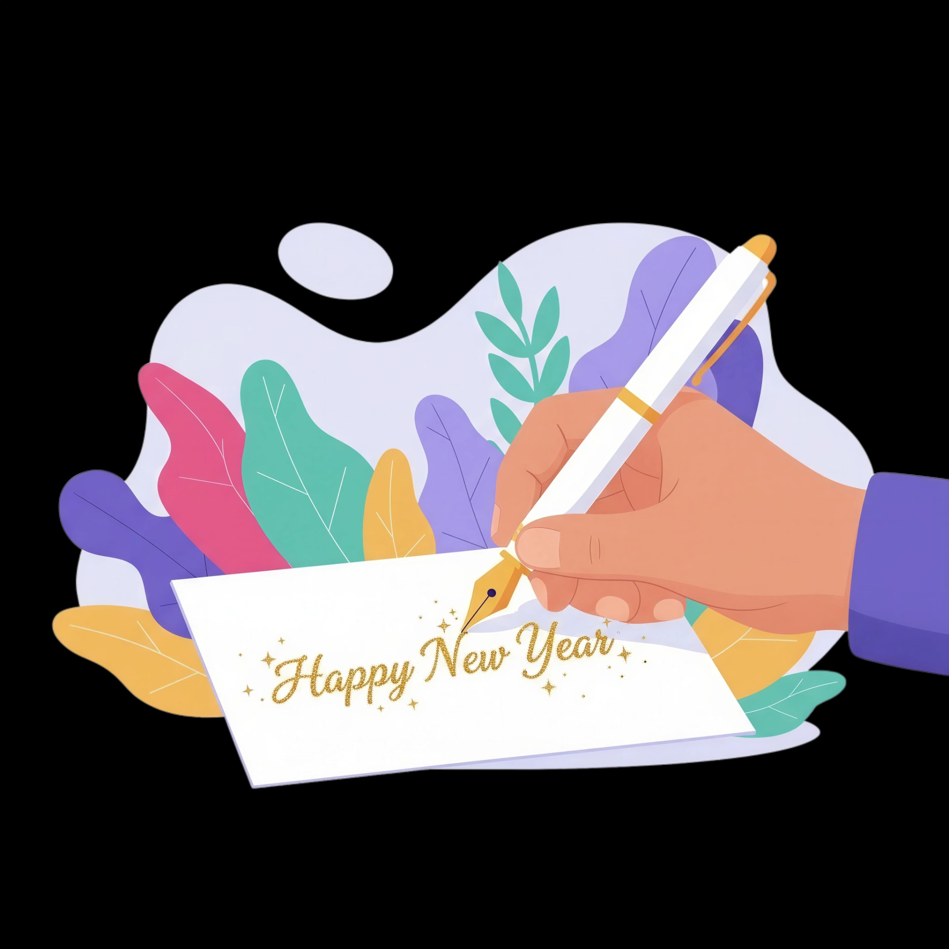 New Year Greeting Card