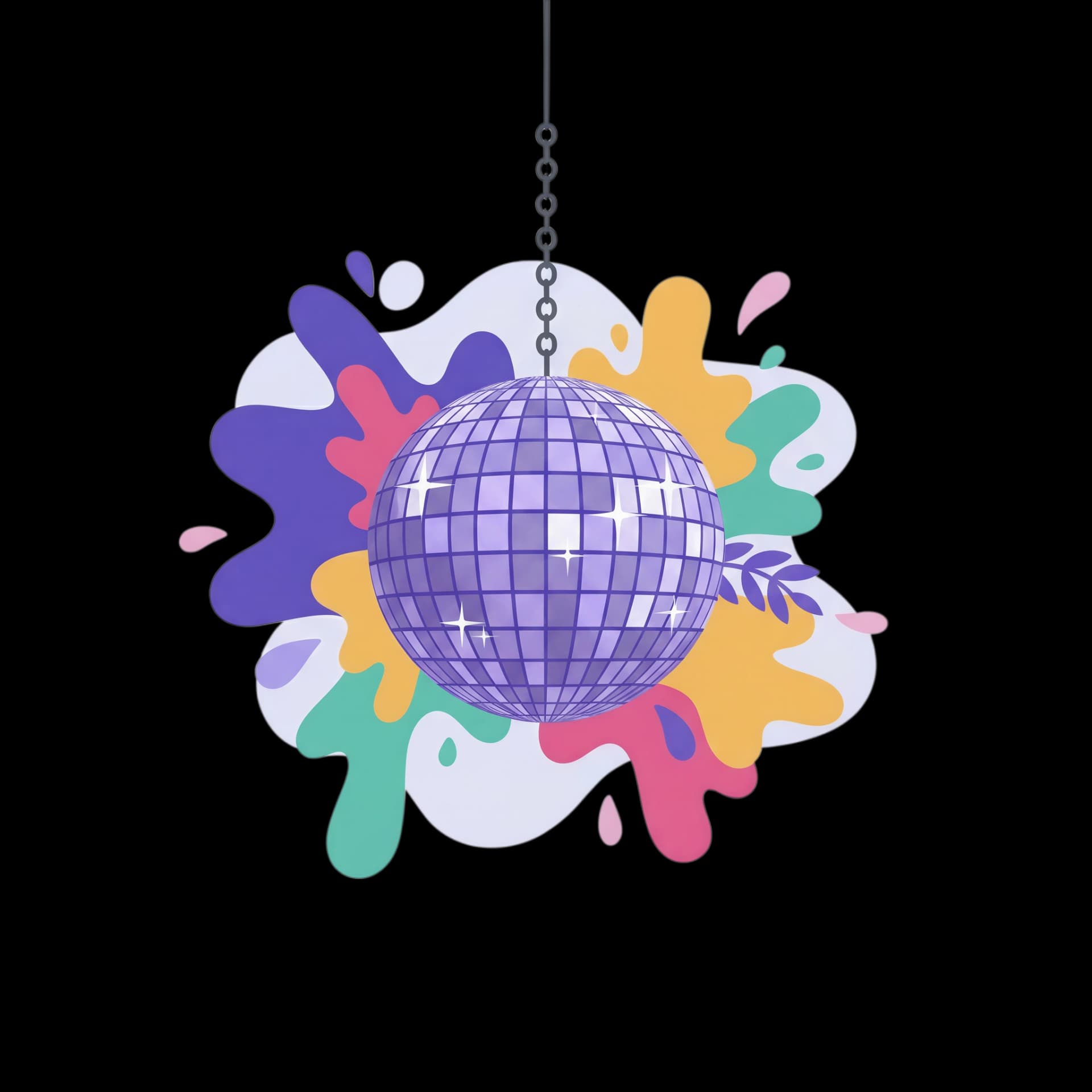 Shimmering Disco Ball