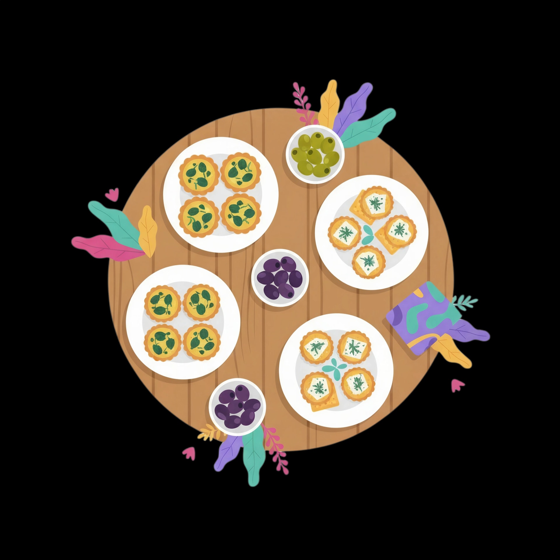 Festive Appetizer Spread