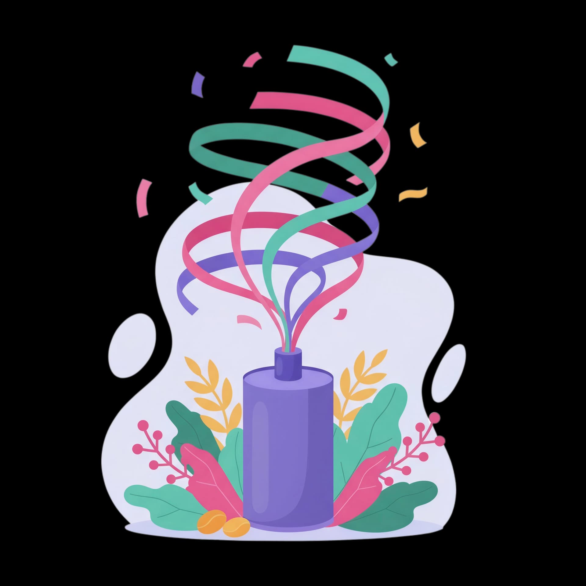 Confetti Streamer Burst