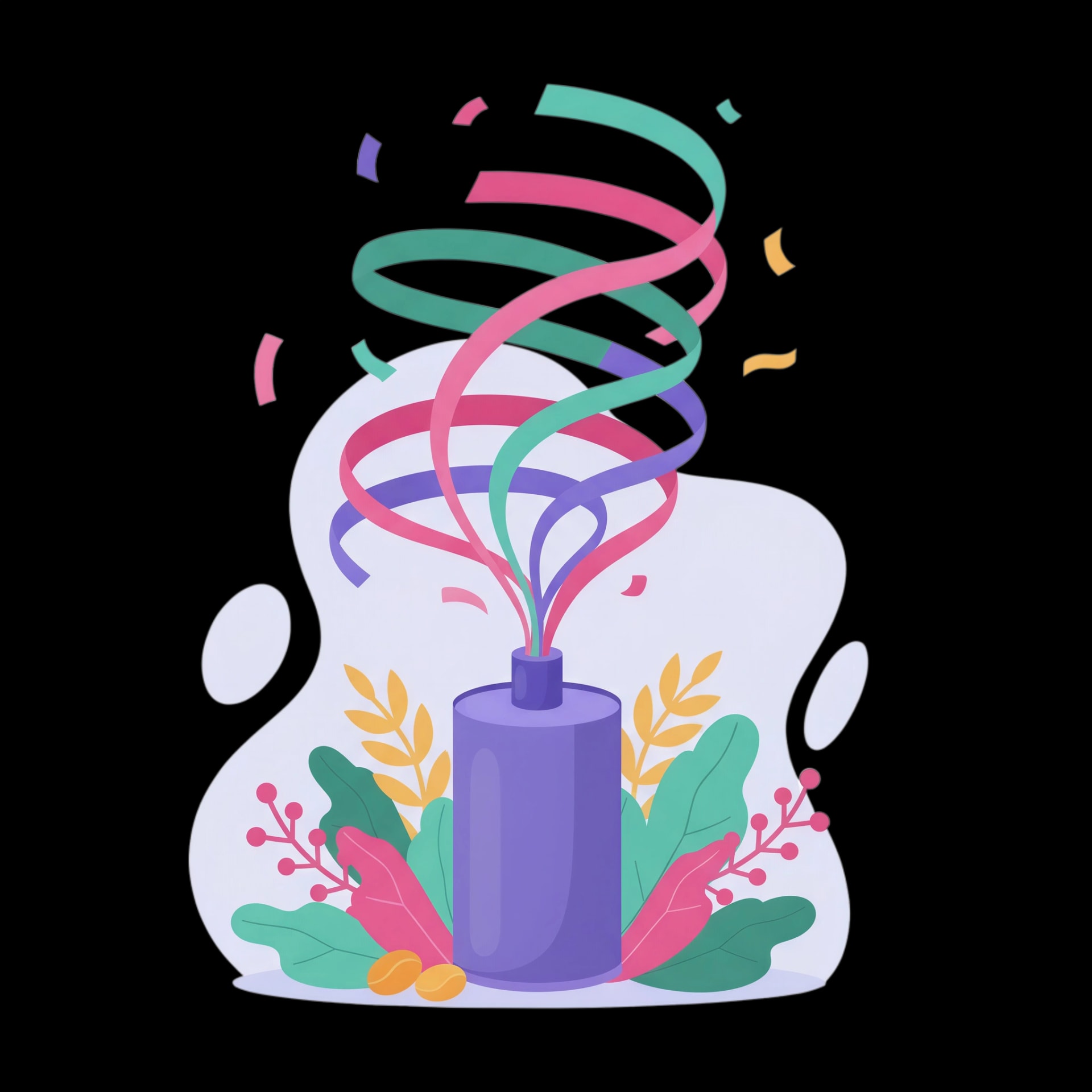 Confetti Streamer Burst