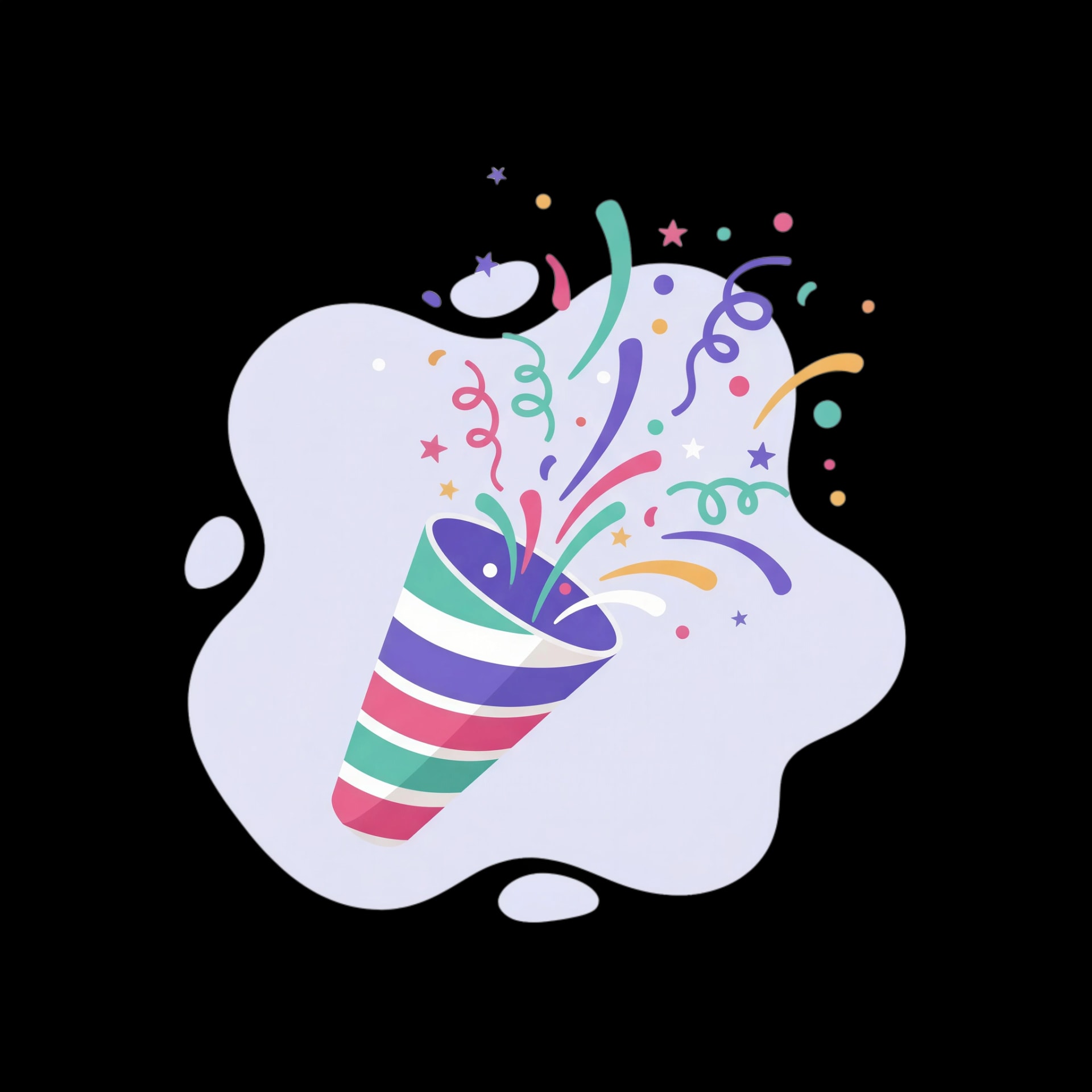 Bursting Party Popper