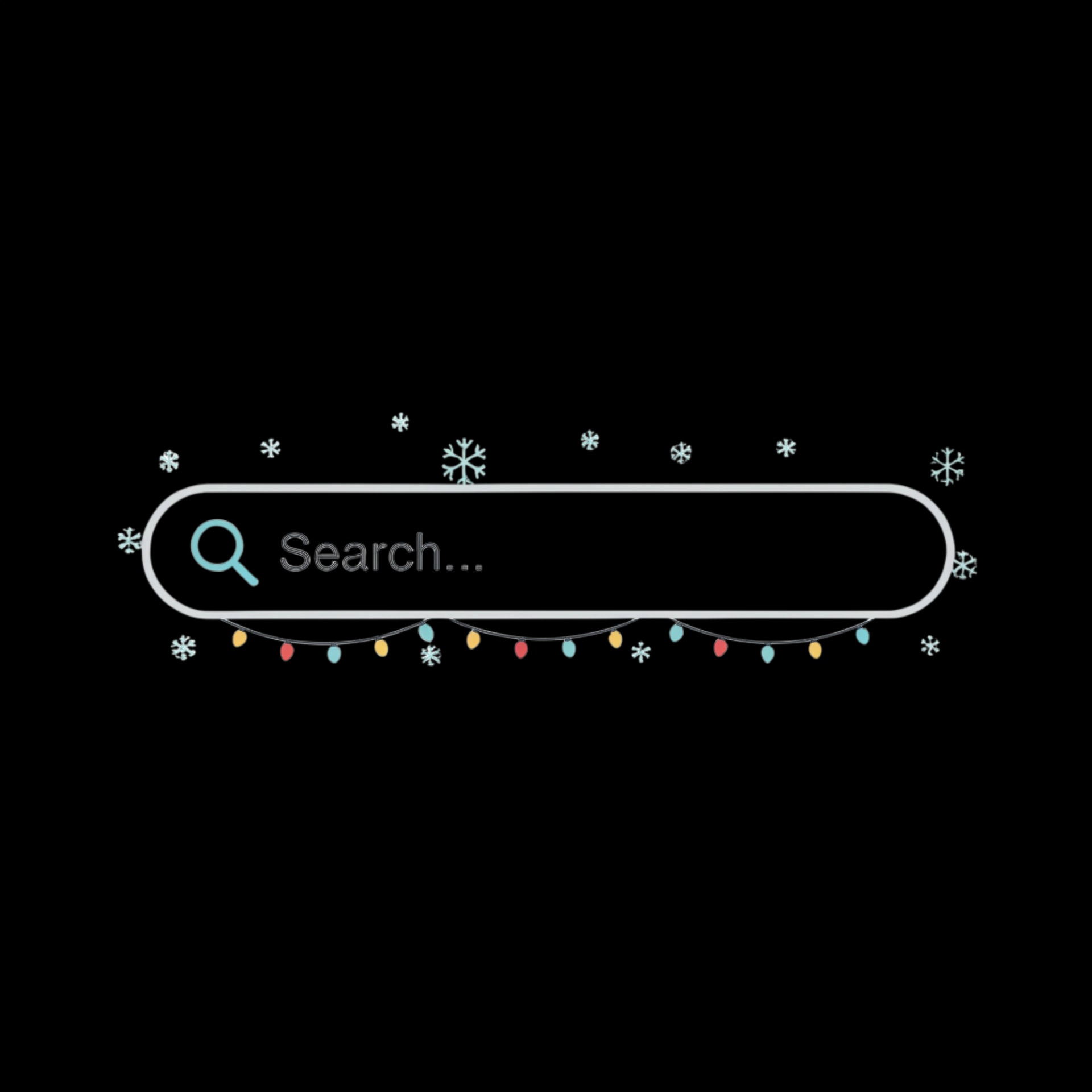 Festive Search Bar