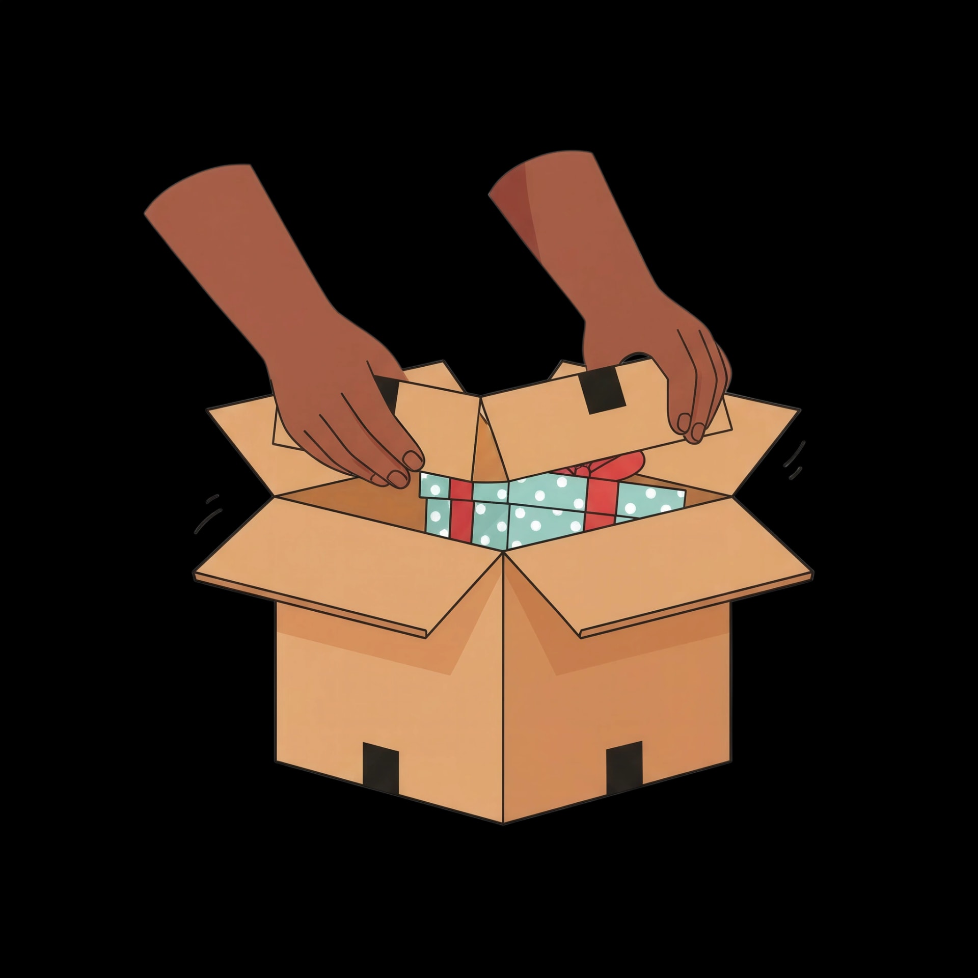 Gift Unboxing Moment