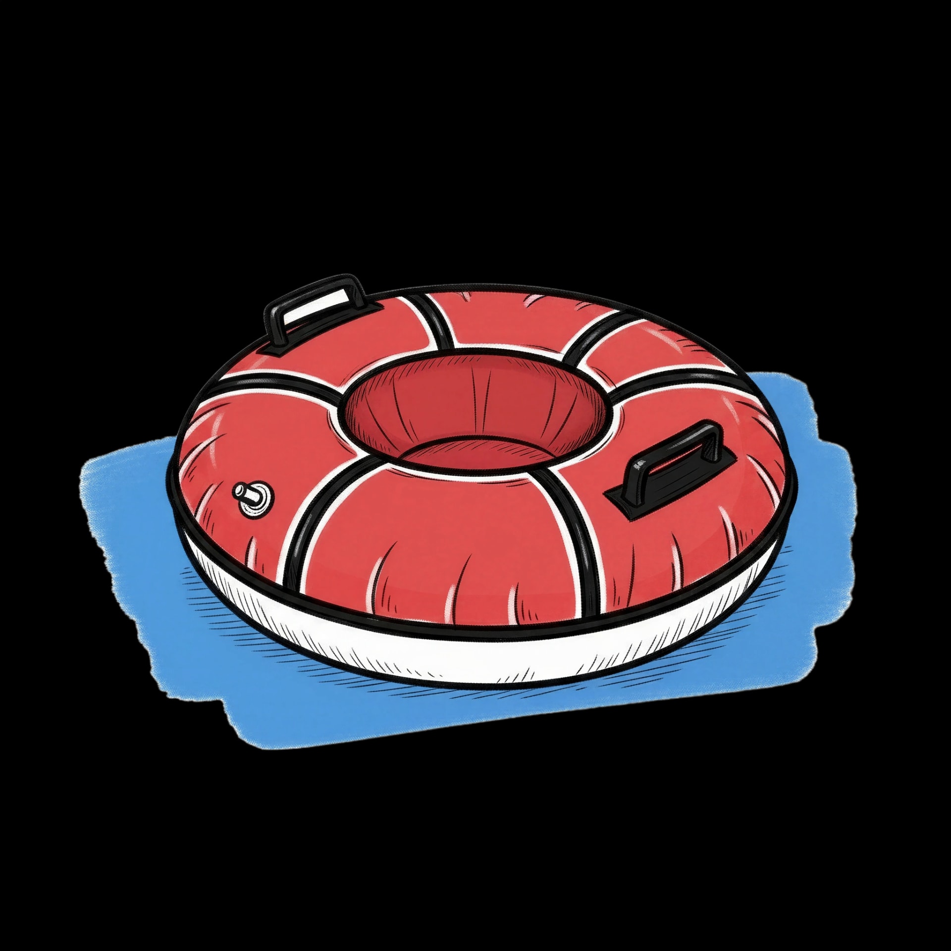 Inflatable Snow Tube