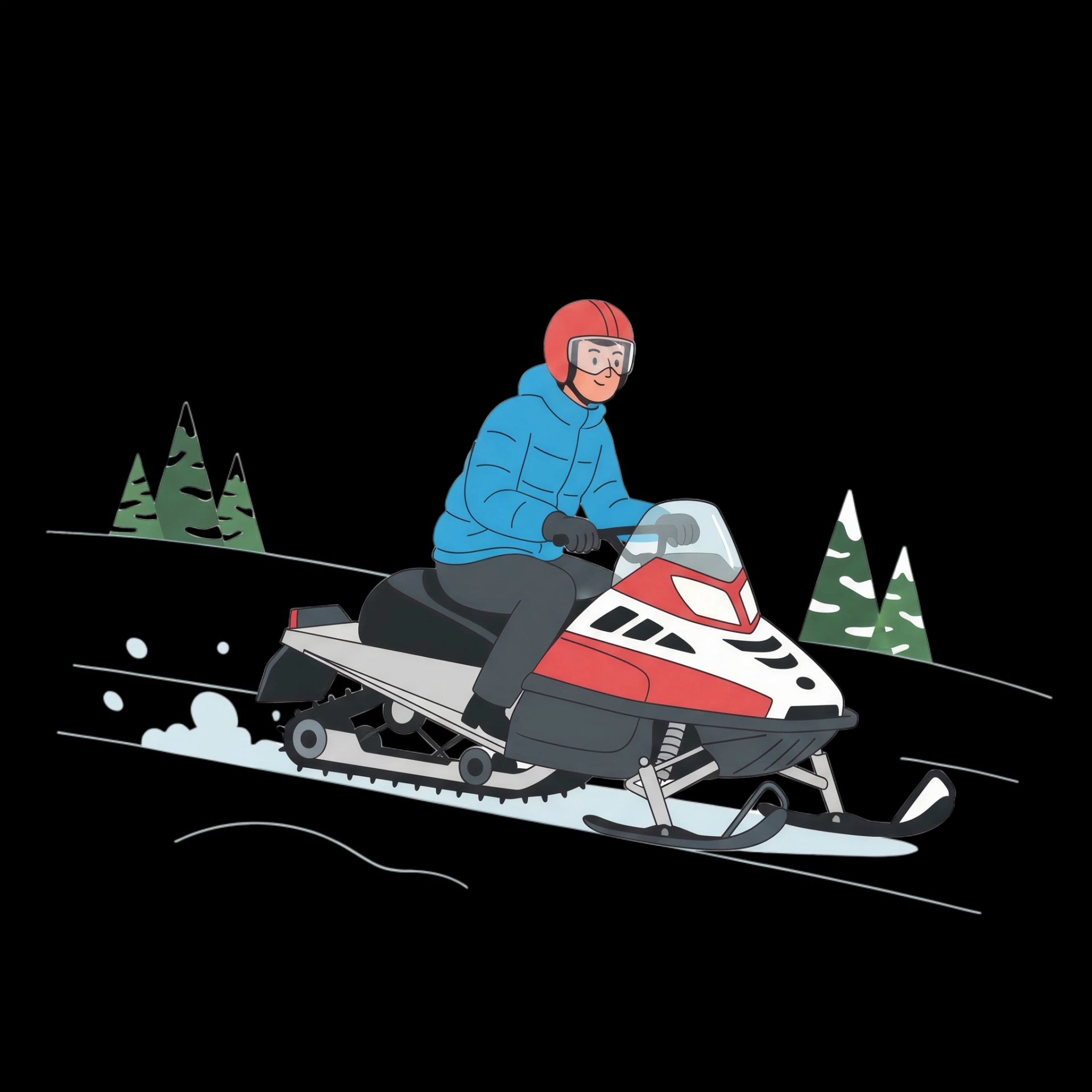 Snowmobile Rider