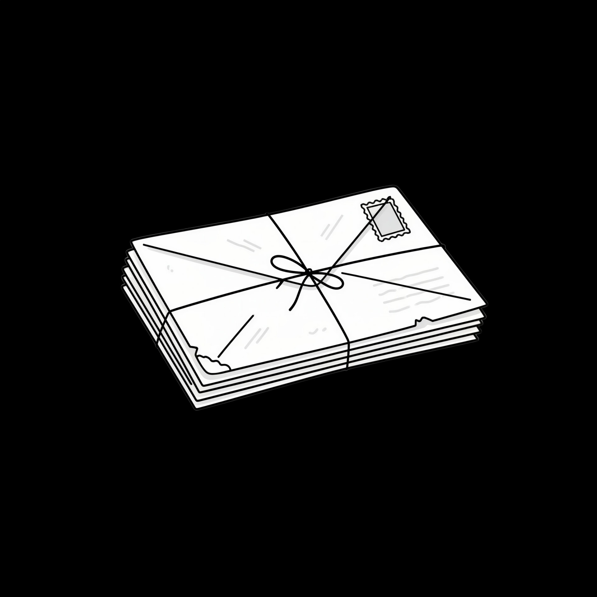 Stack of Old Letters