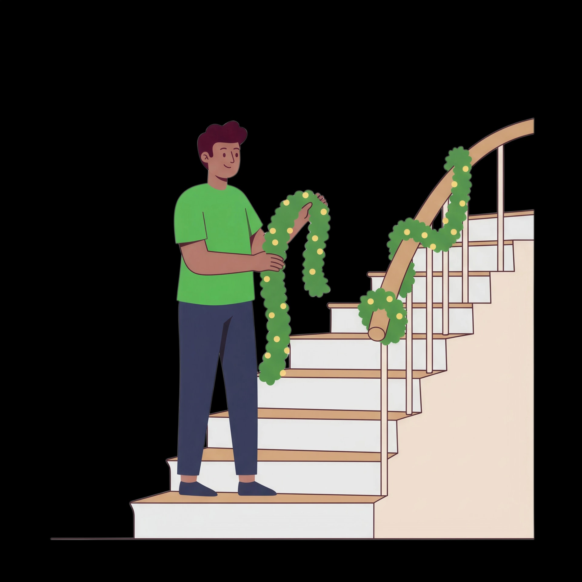 Staircase Garland