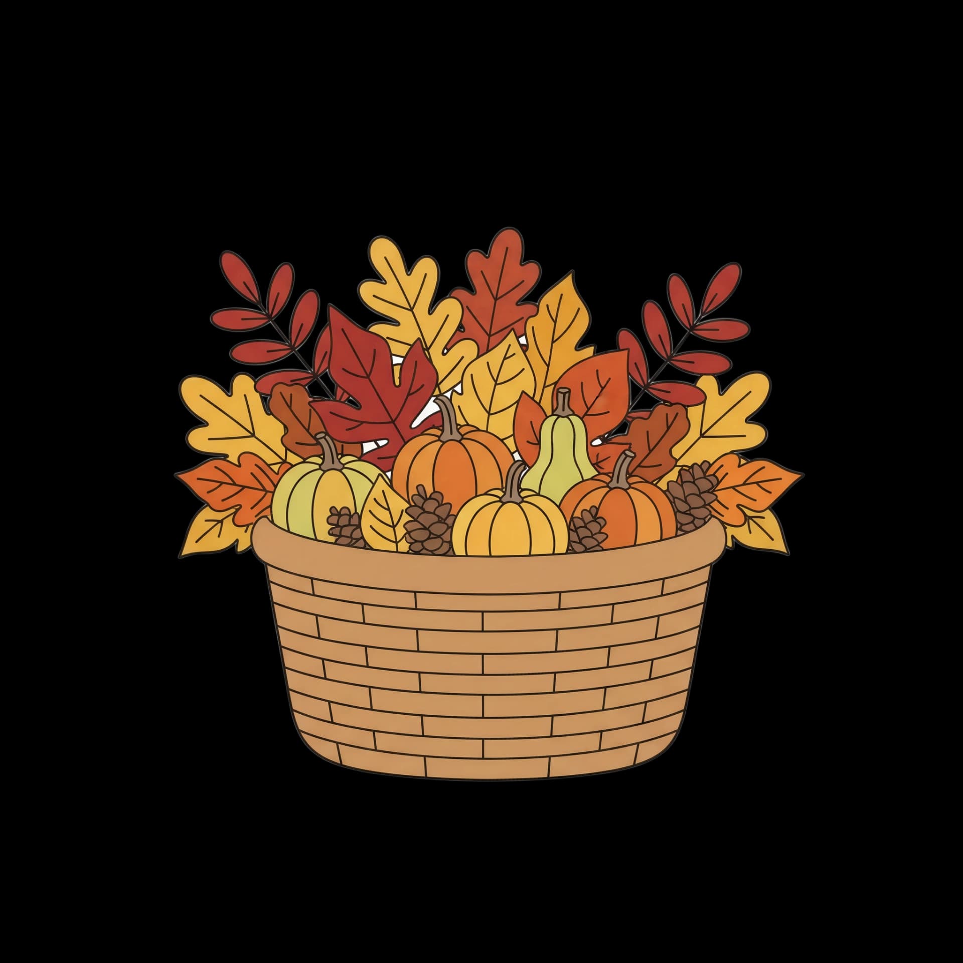 Autumn Harvest Basket