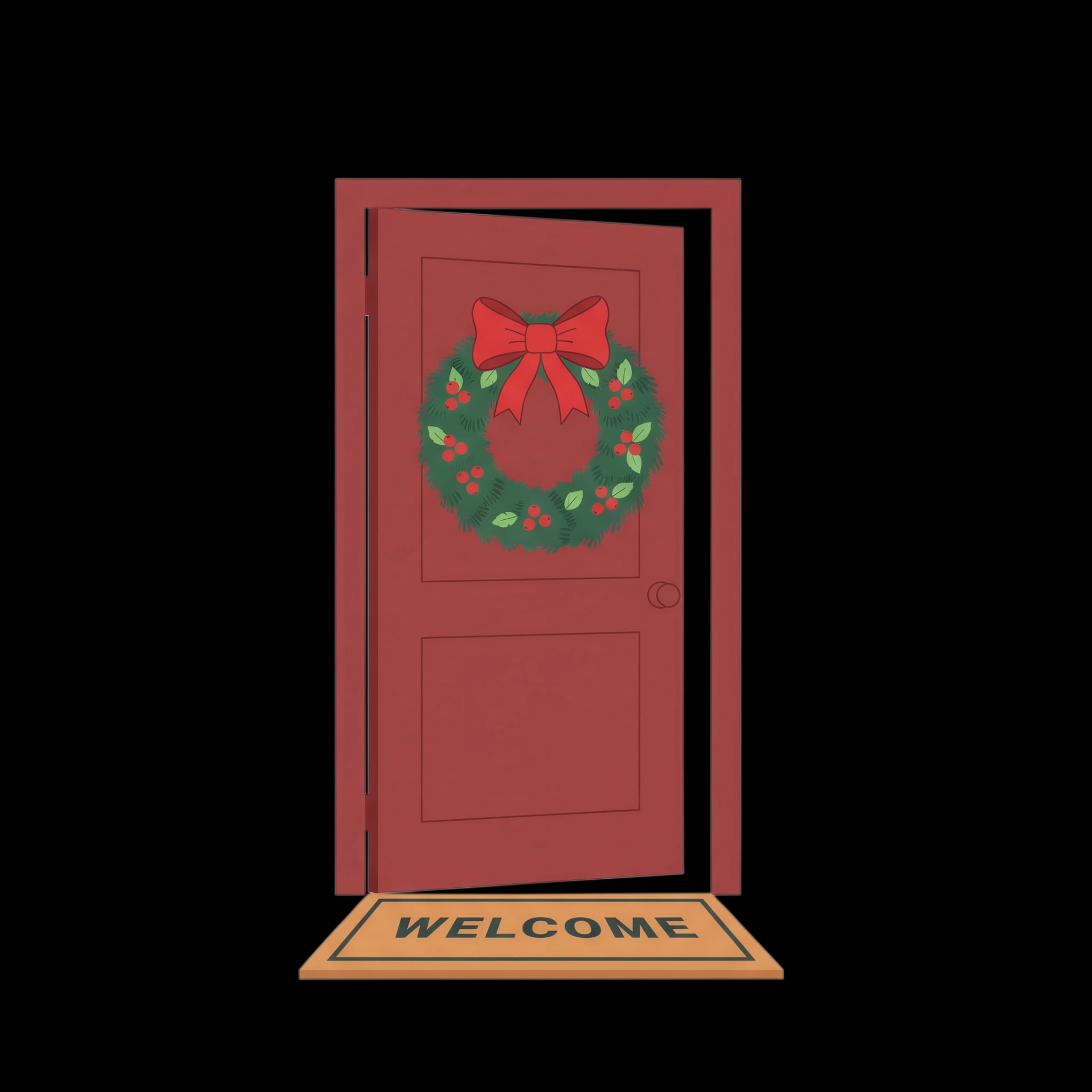Festive Door Wreath