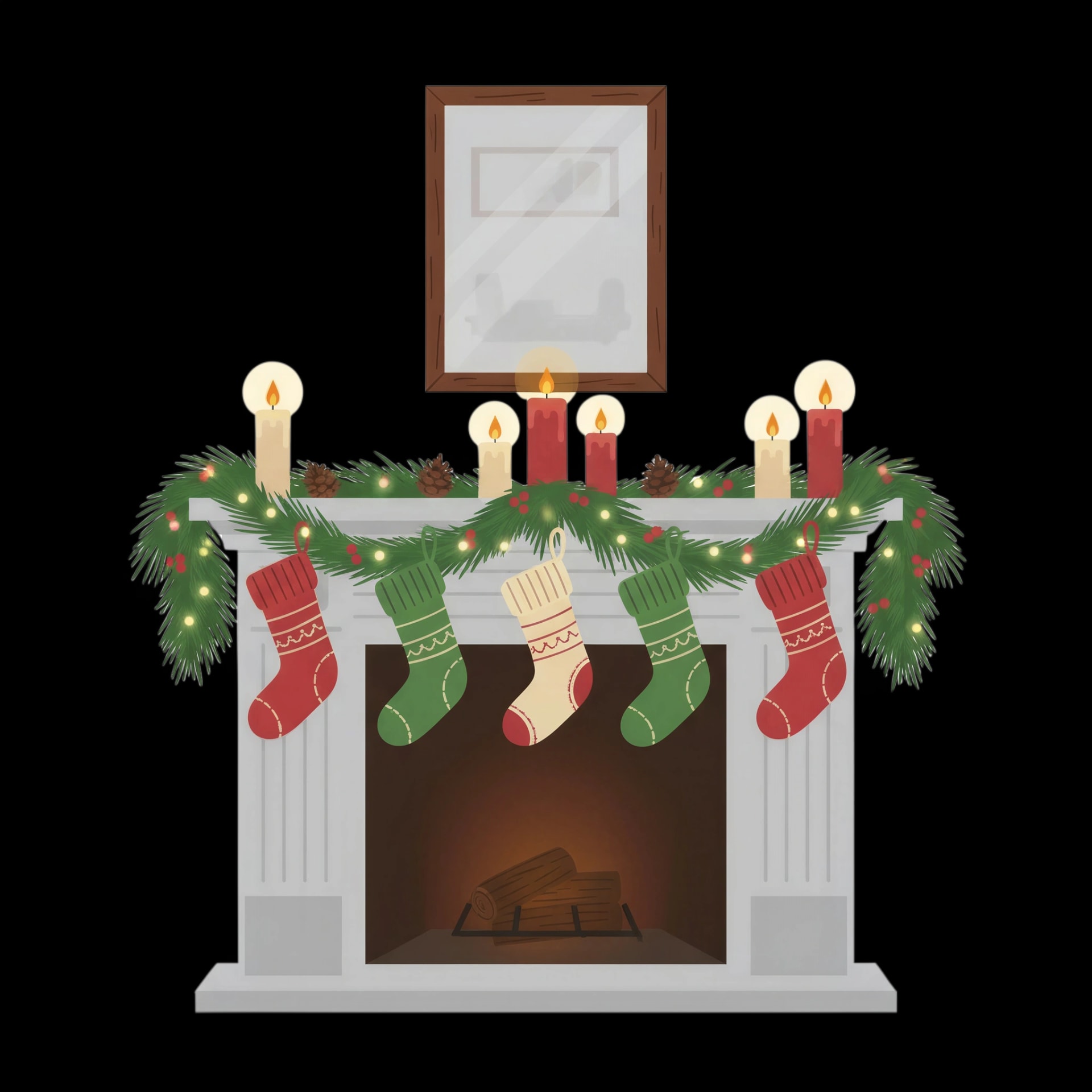 Cozy Mantel Decor