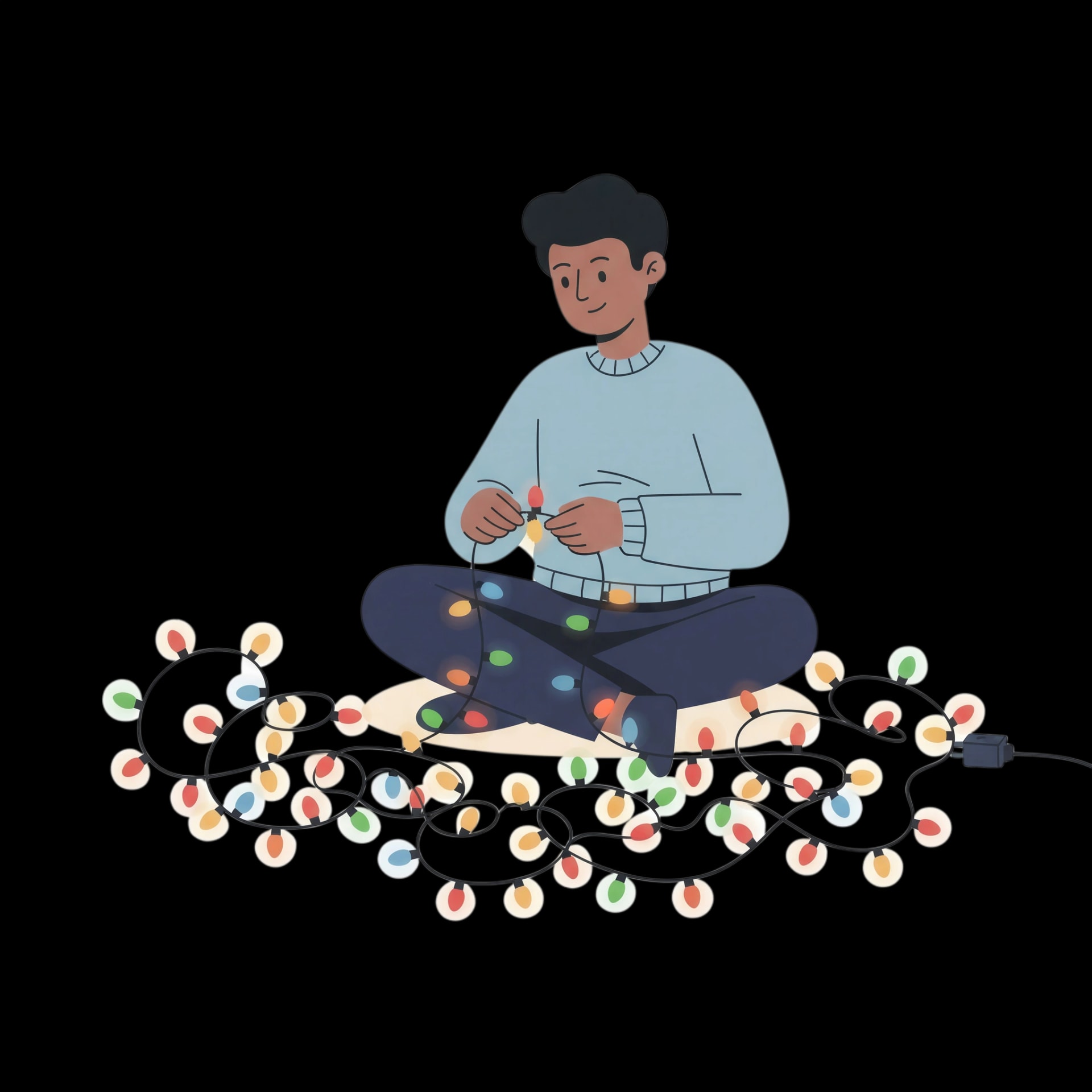 Untangling Holiday Lights