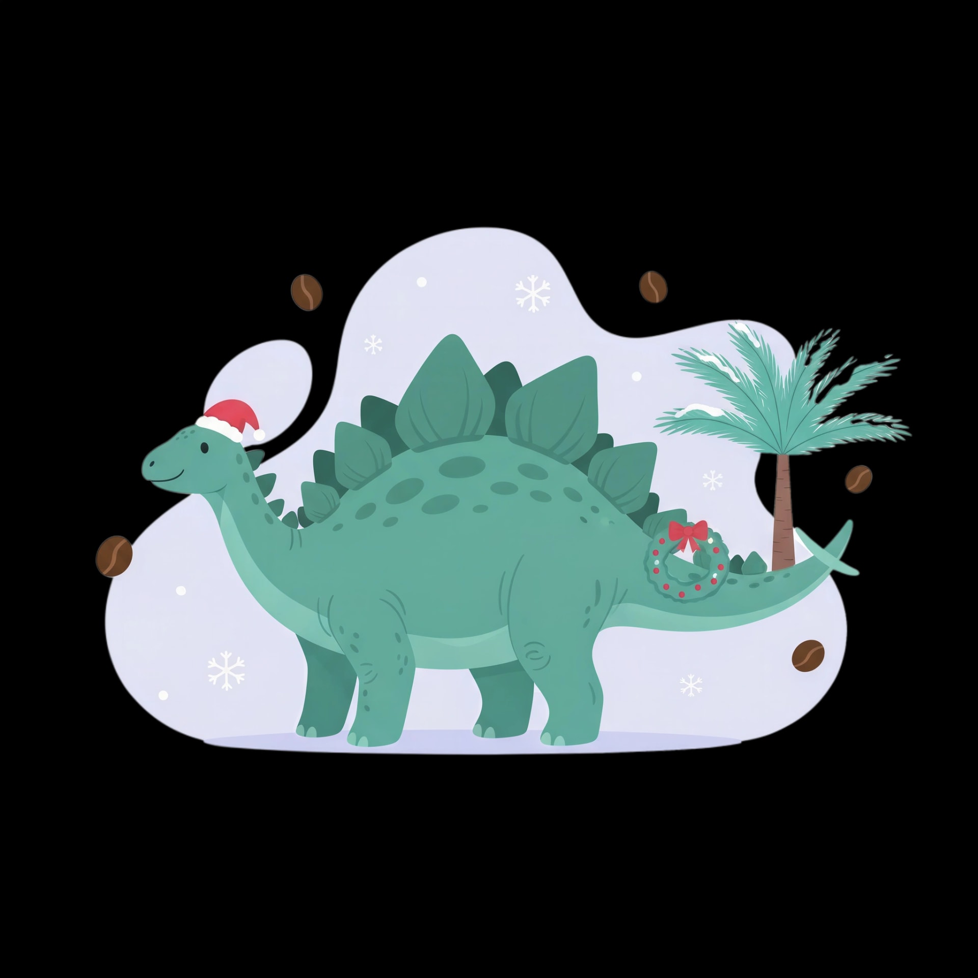 Stegosaurus Holiday Cheer