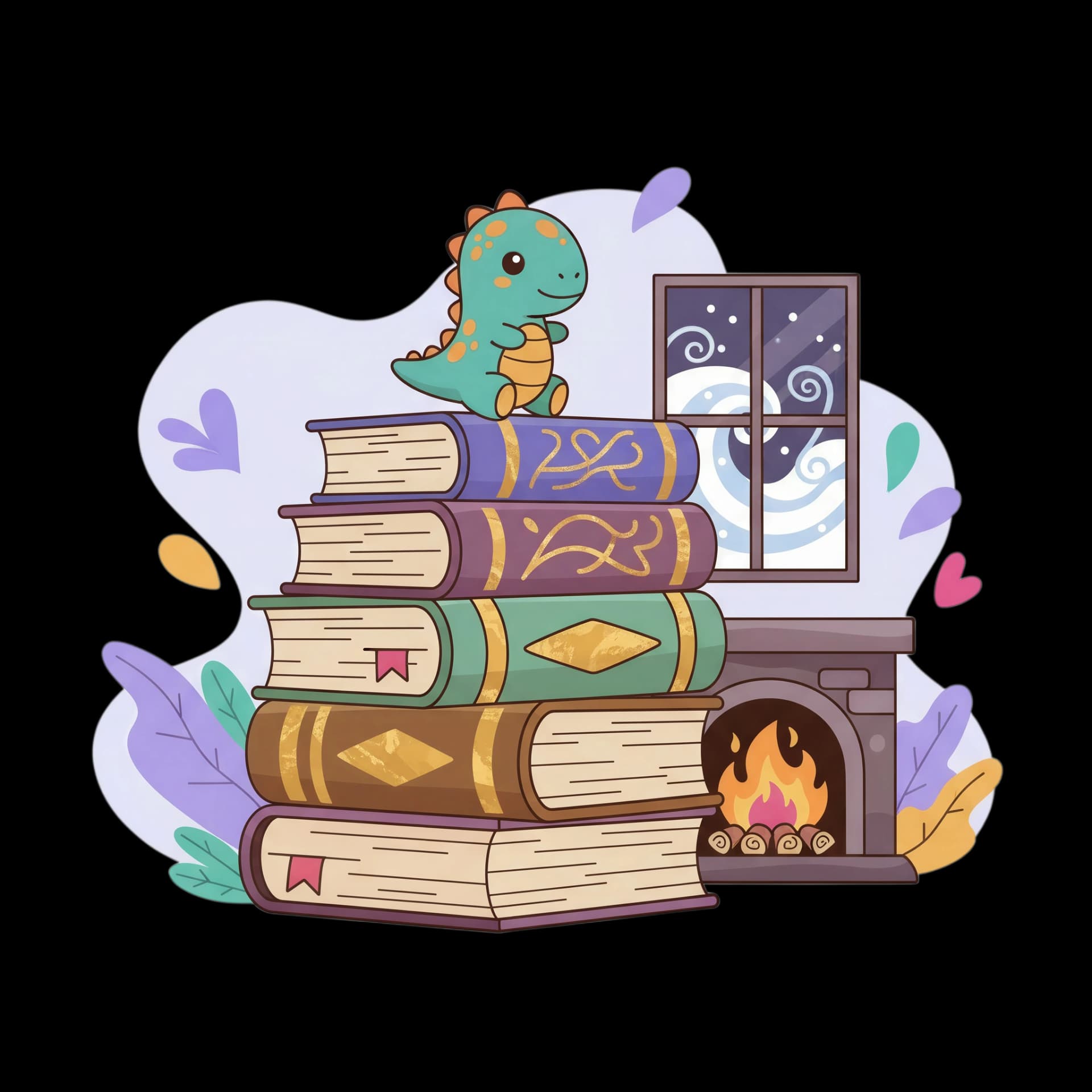 Cozy Dino Reading Nook