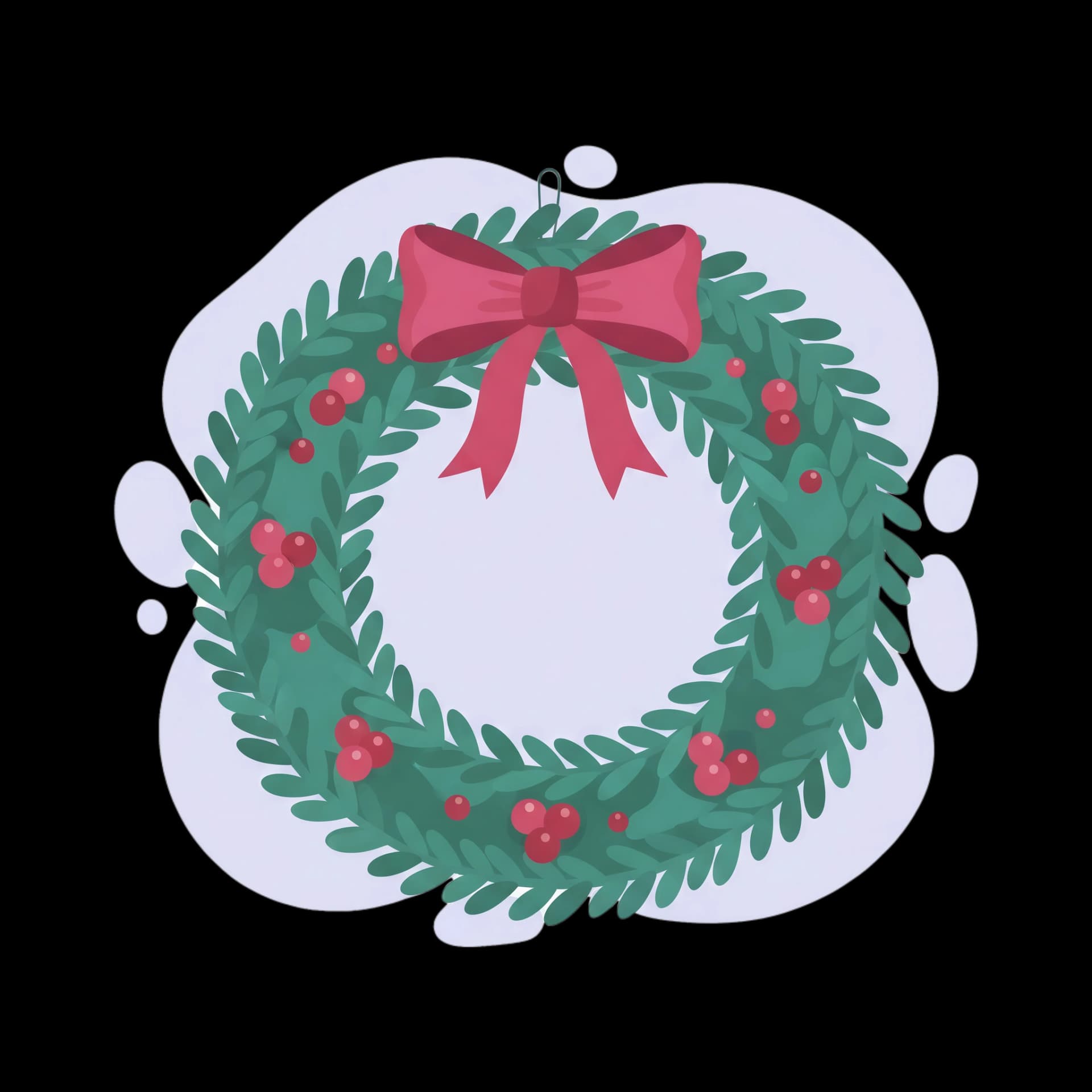Festive Holiday Wreath