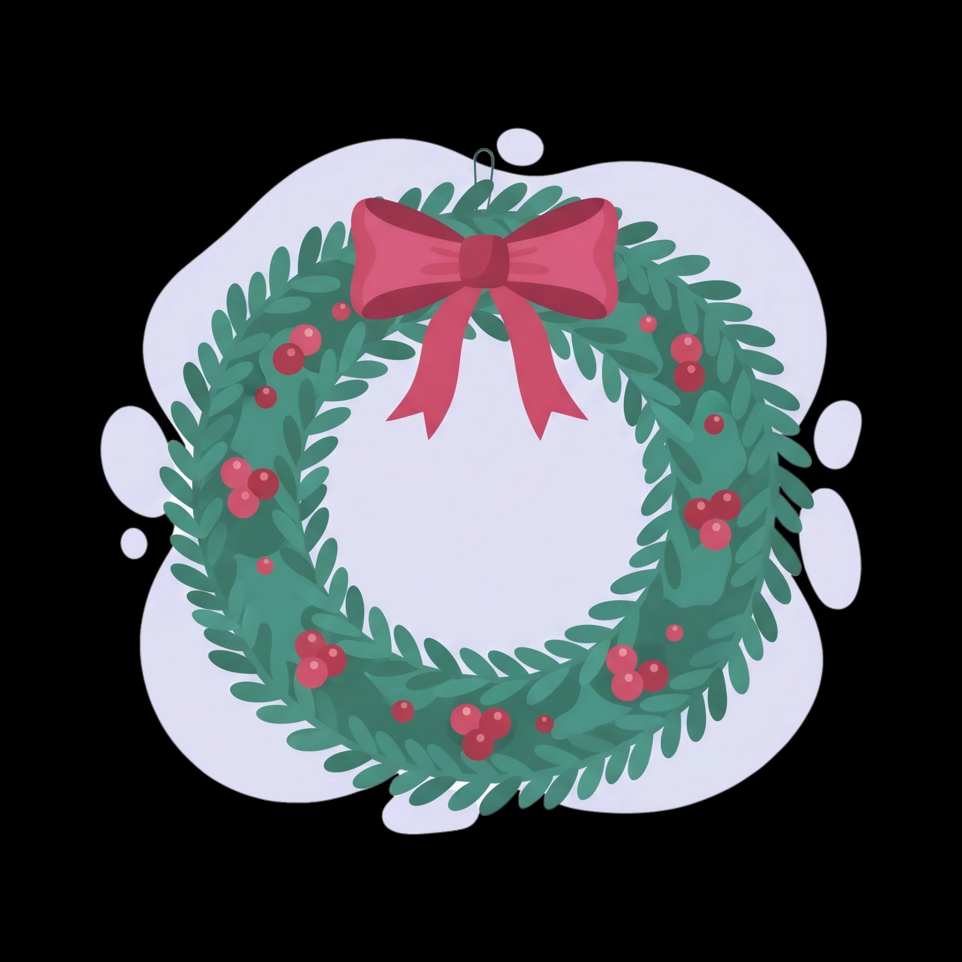 Festive Holiday Wreath