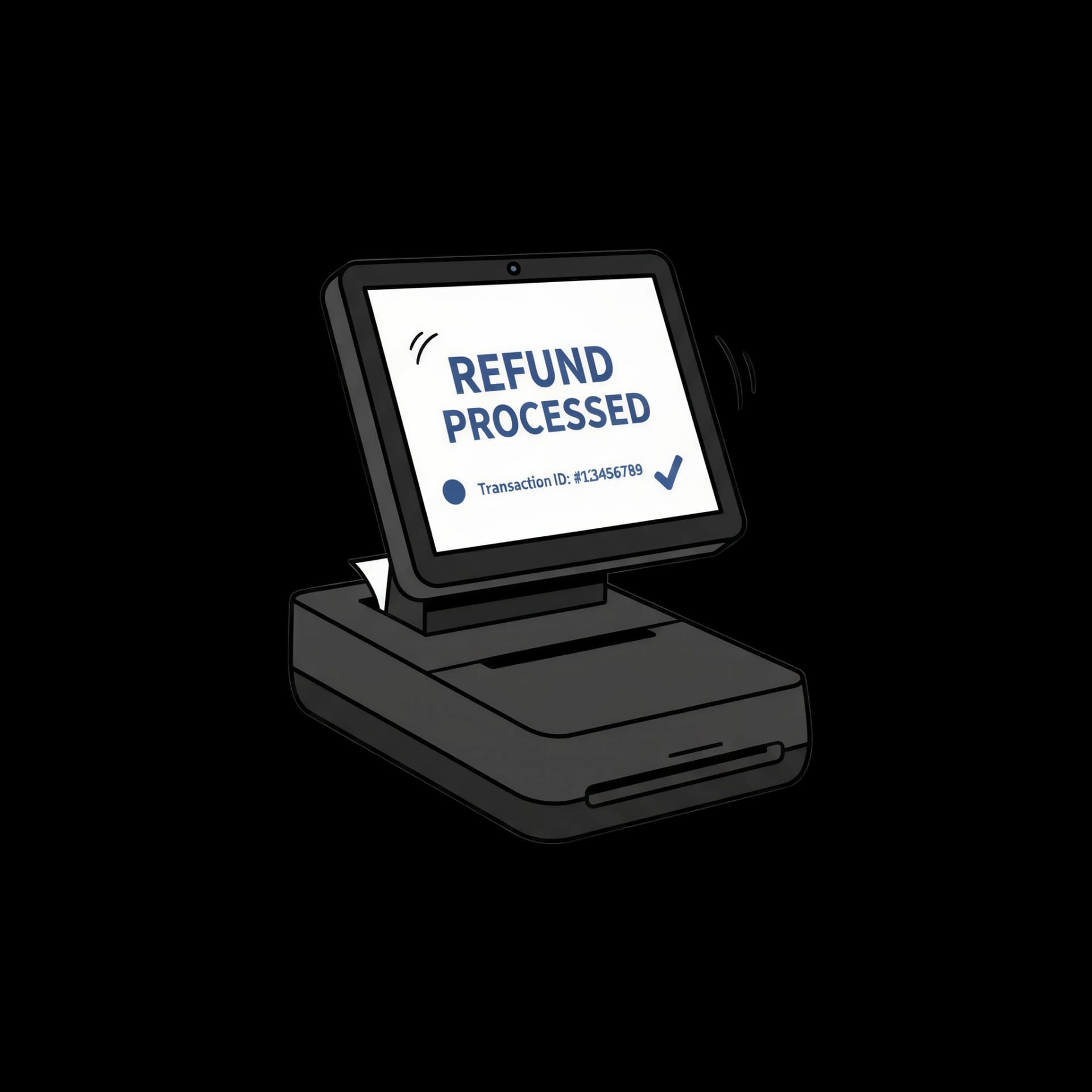 Refund Processed Screen
