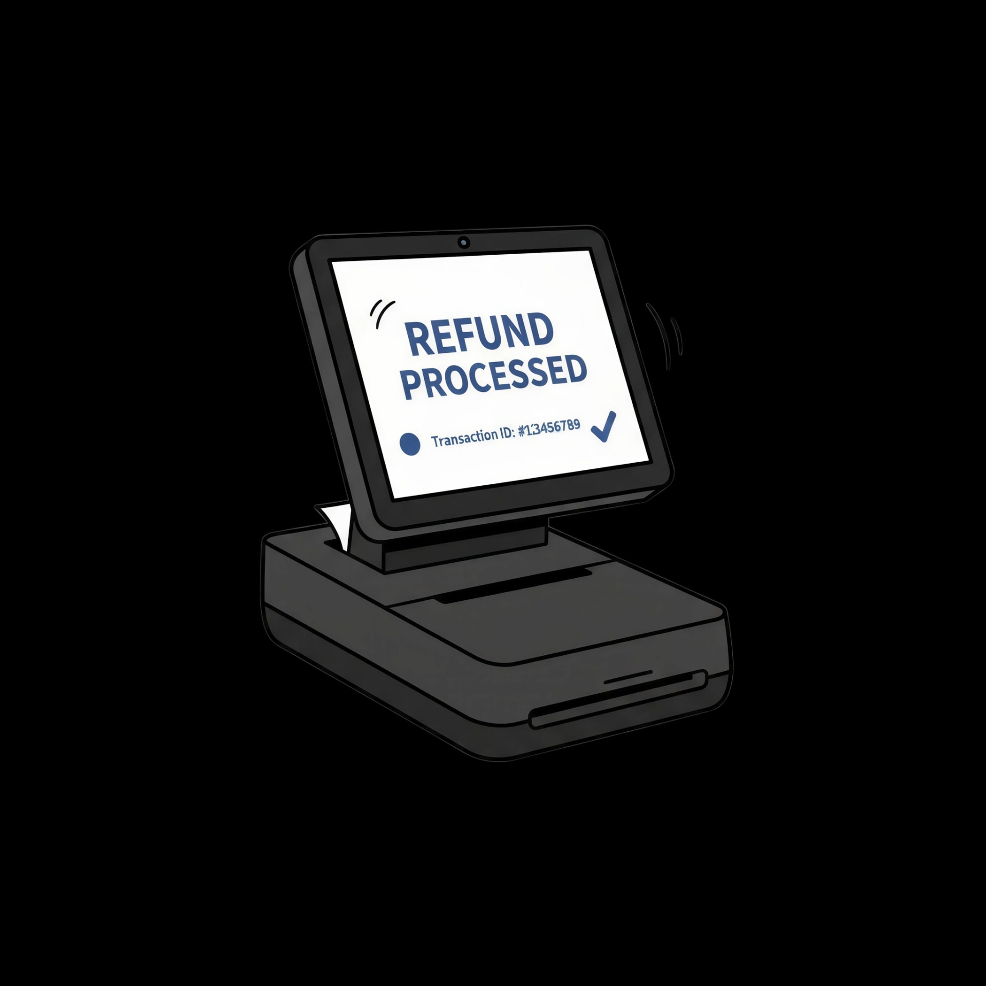 Refund Processed Screen