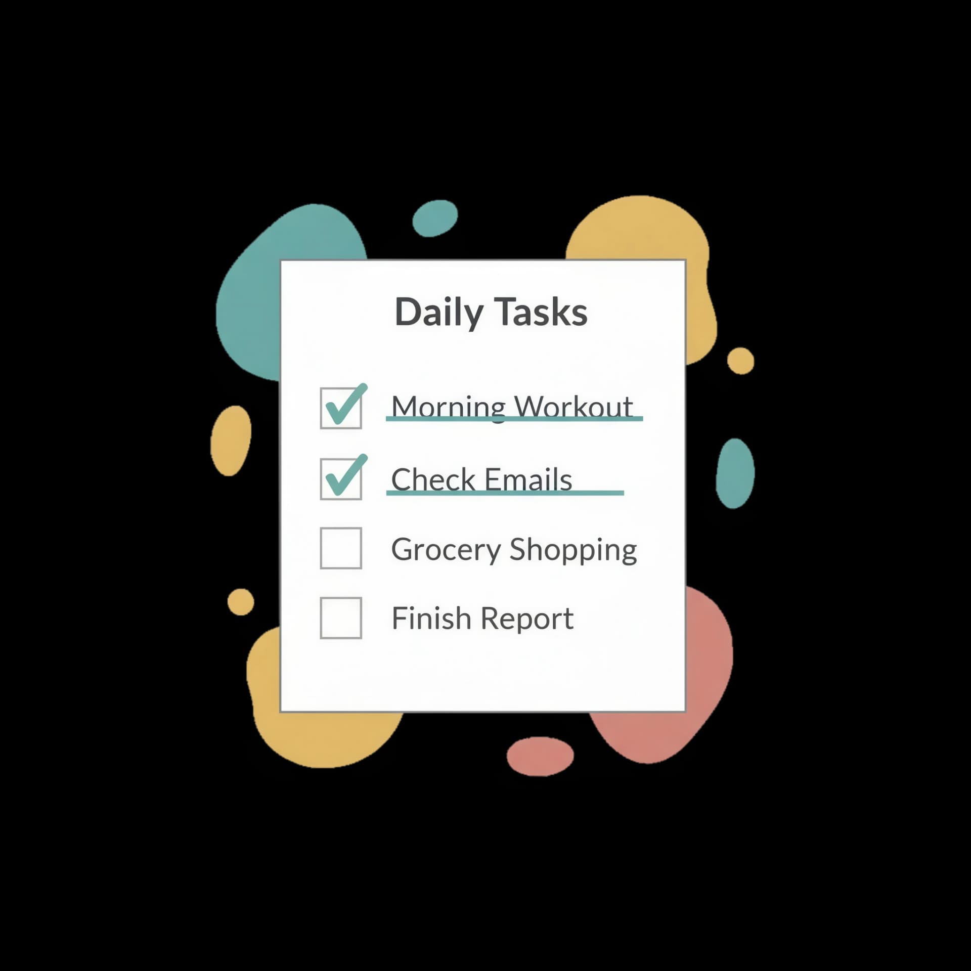 Task Checklist
