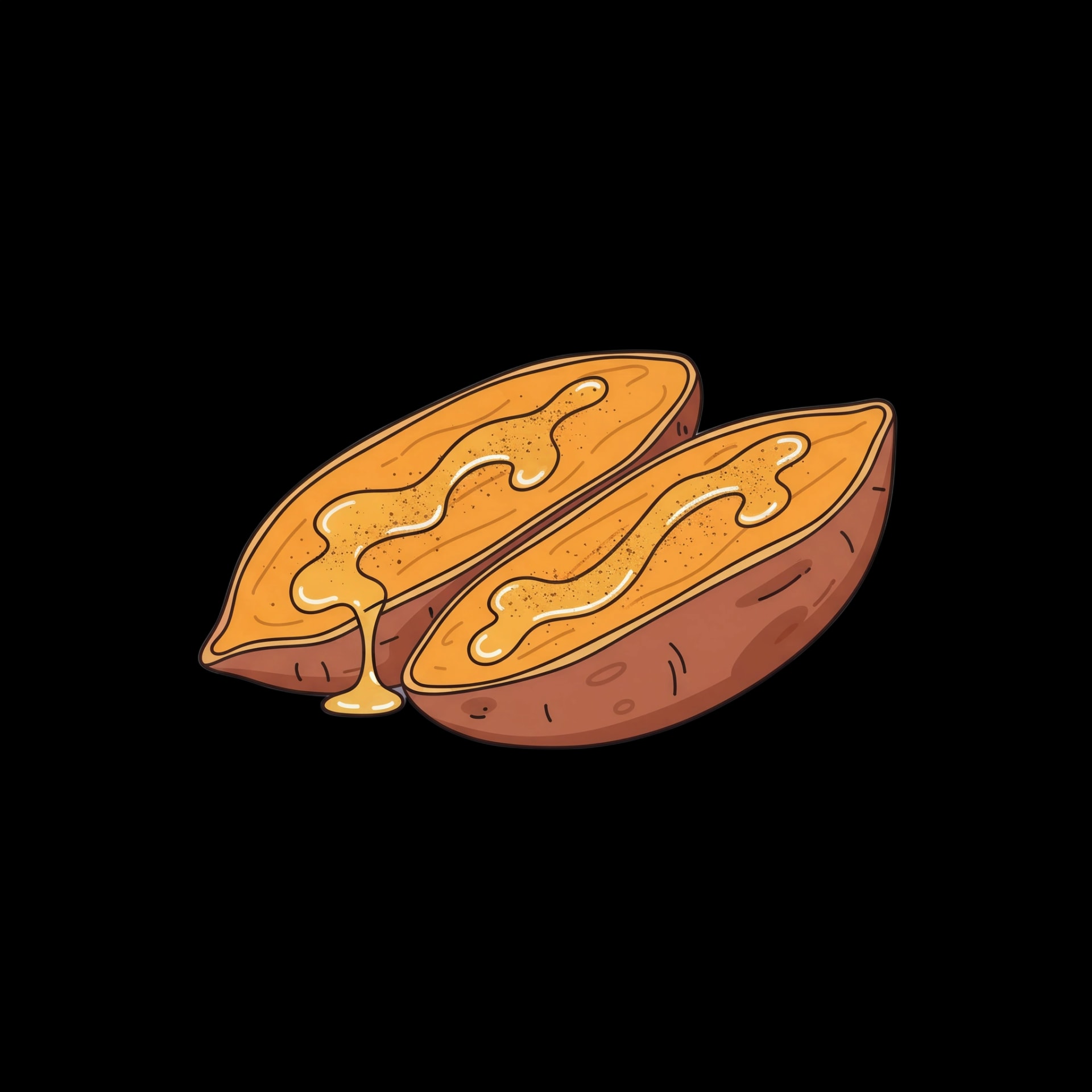 Honey Baked Sweet Potato