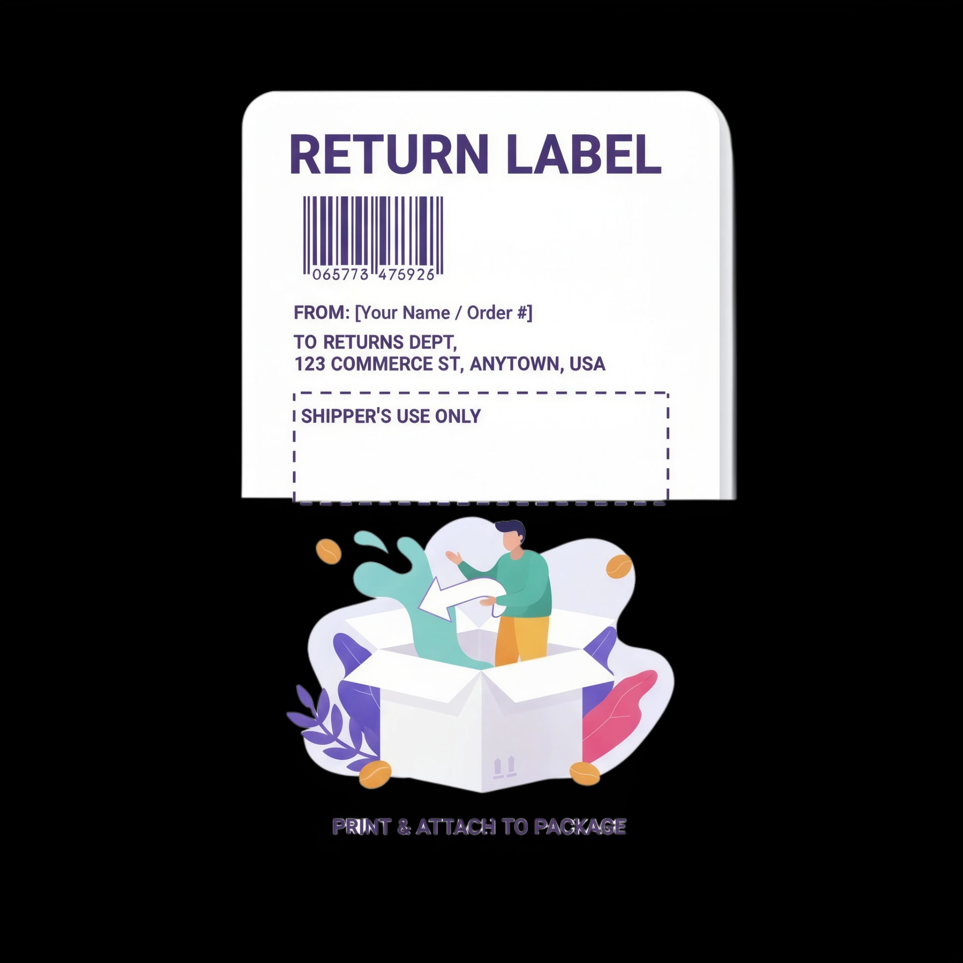Product Return Label